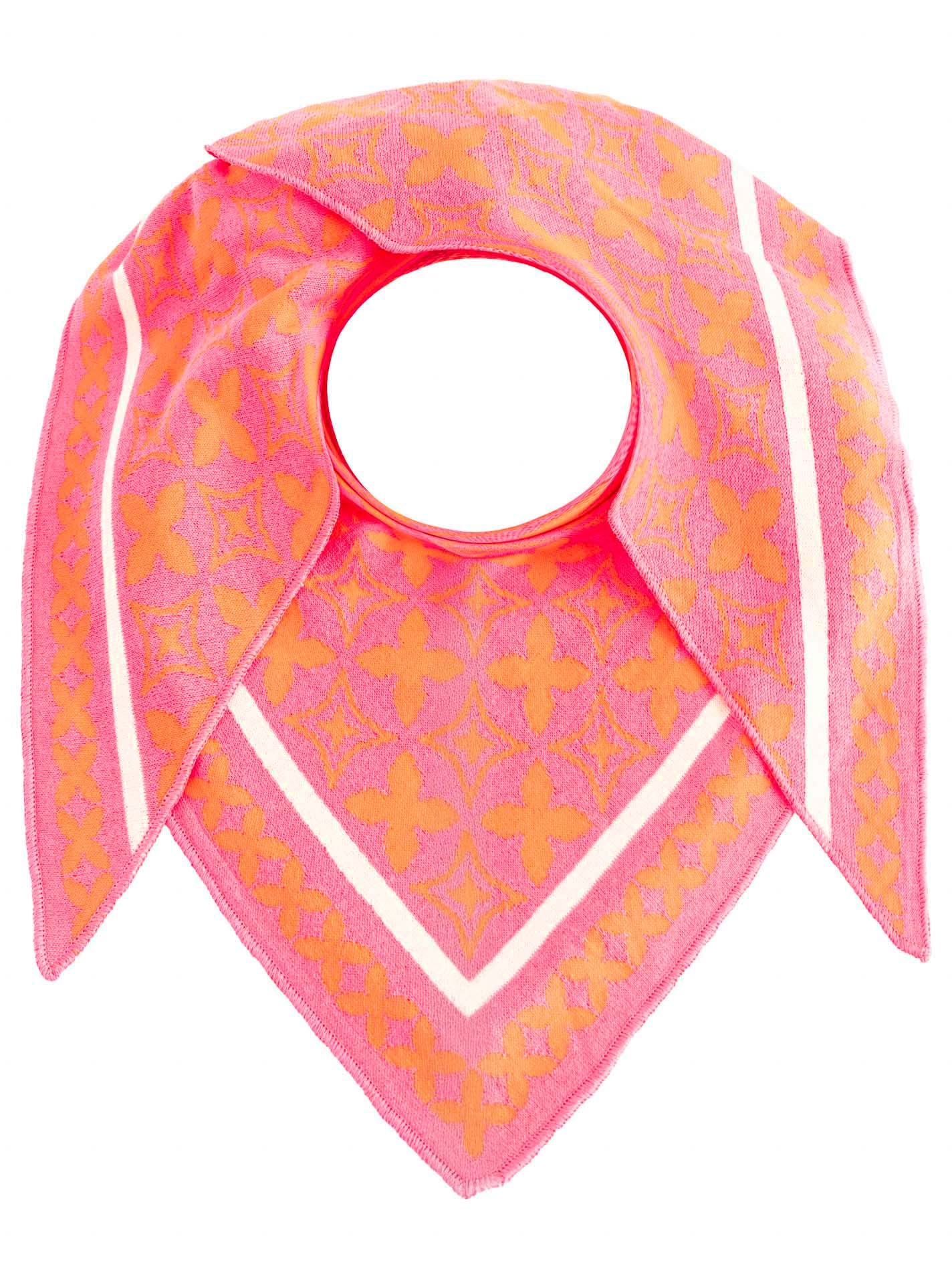Zwillingsherz Foulard triangulaire »"Luxus Grafik"« Strick, farbenfrohes Muster, wärmend