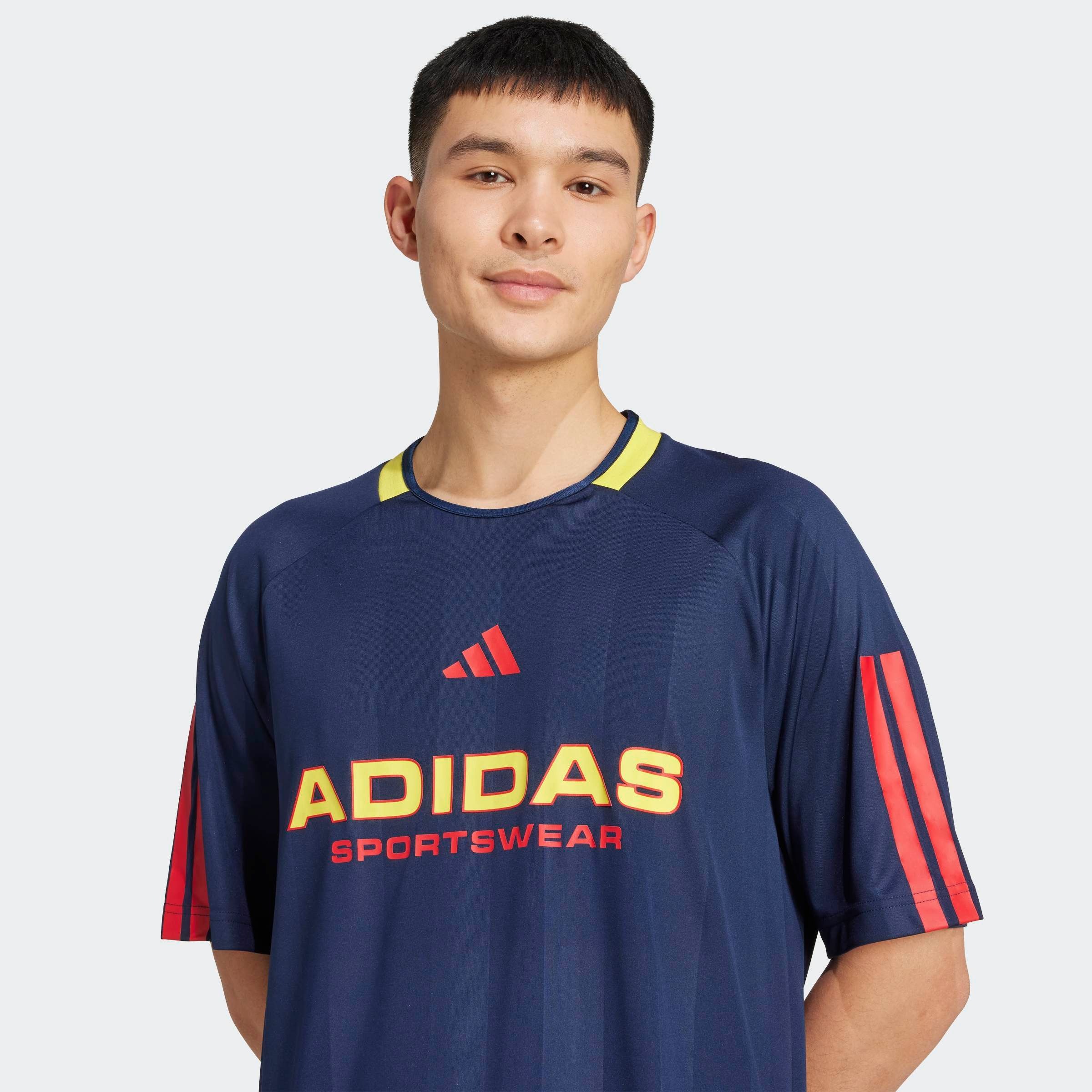 adidas Sportswear T-shirt »HOUSE OF TIRO NATIONS PACK TRIKOT« sportlicher Stil, ohne Verschluss, aus Polyester, pflegeleicht