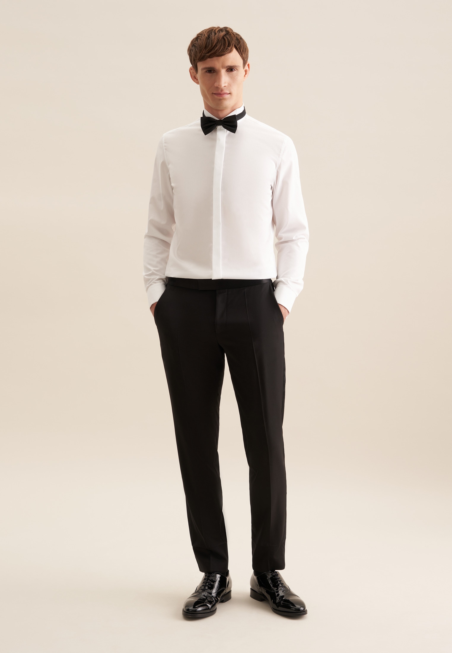 seidensticker Chemise de smoking »Schwarze Rose« Gala Uni
