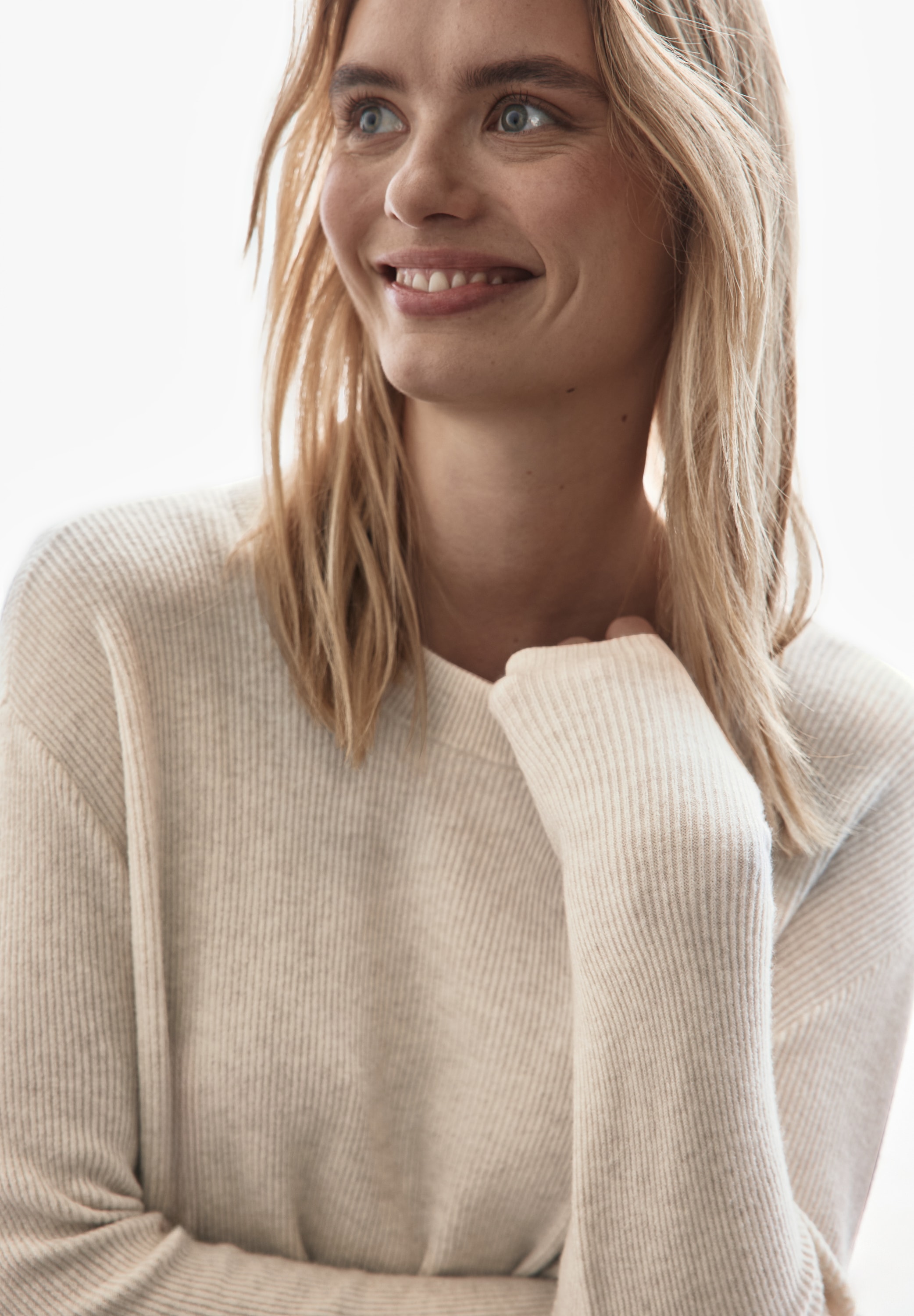 STREET ONE Maxikleid Ohne Taschen in Strick-Qualität