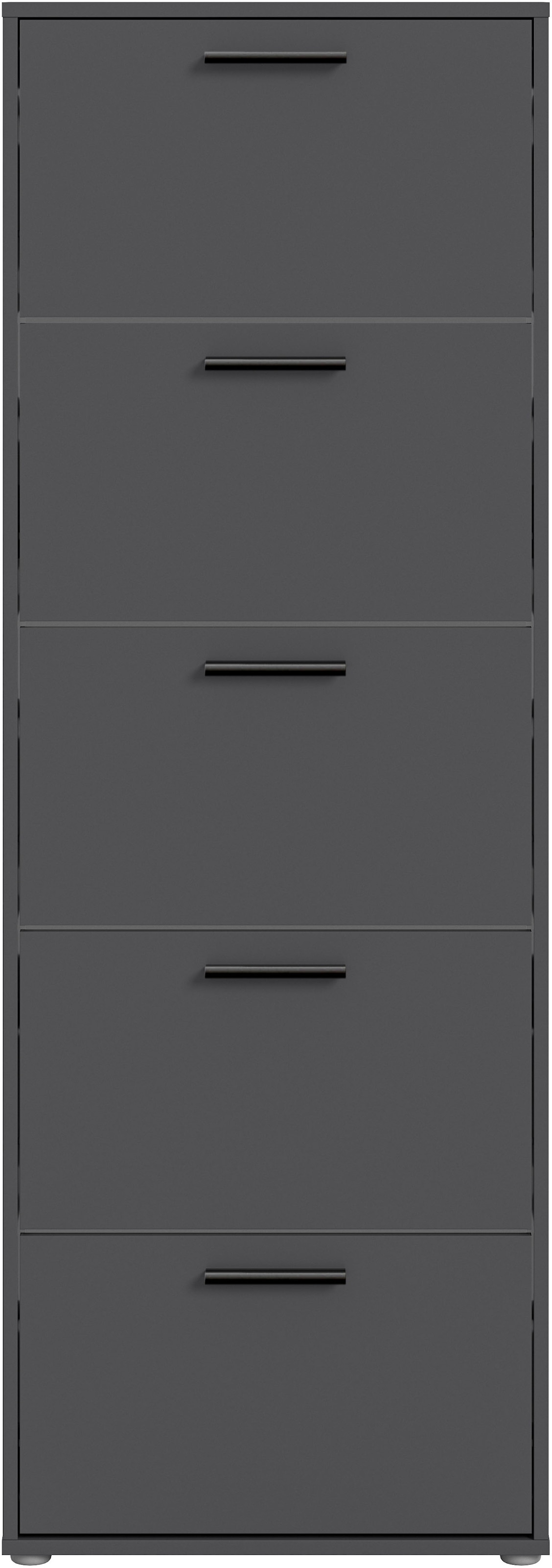 HBZ Schuhkommode »Sam Schuhkipper, Schuhschrank BxHxT 59x169x17 cm« 1 Stk. tlg. mit 5 Klappen