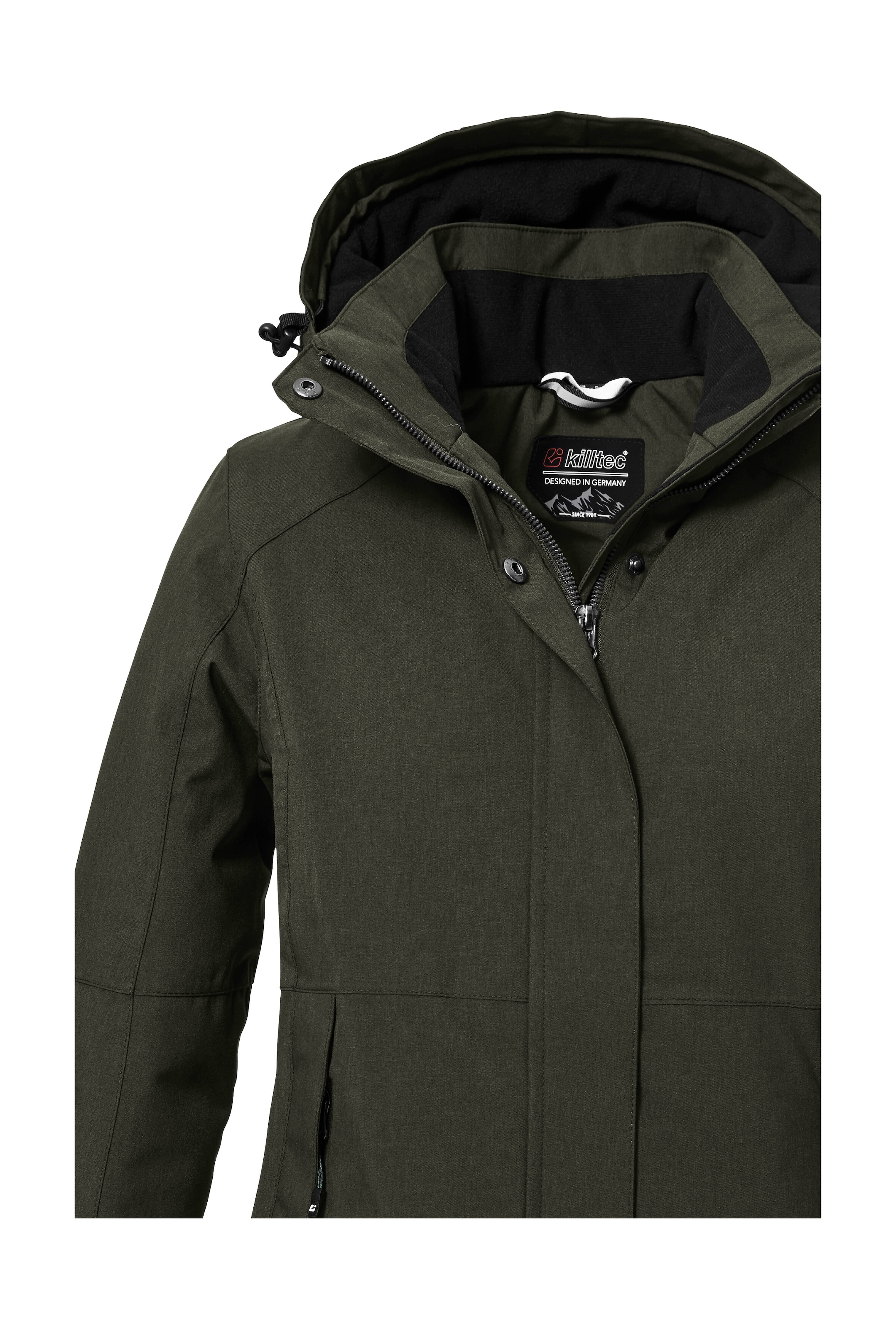 Killtec Outdoorjacke »KOW 37 WMN JCKT« Wasserdichte Damen Funktionsjacke mit abnehmbarer Kapuze