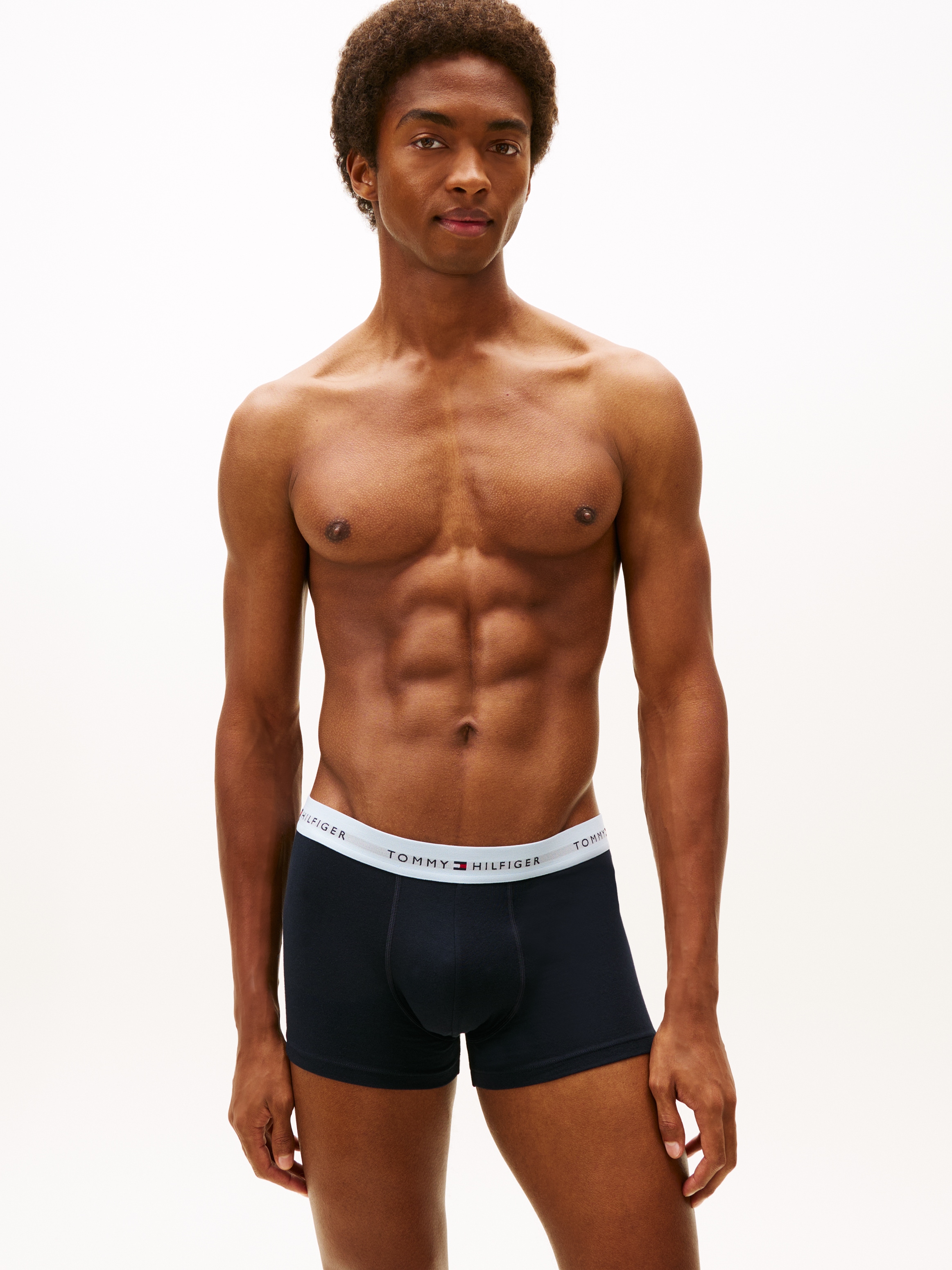 Tommy Hilfiger Underwear Tronc »5P TRUNK WB« Packung, 5er, 5 cuis mit Tommy Hilfiger Logo-Elastikbund, Signature Kollektion