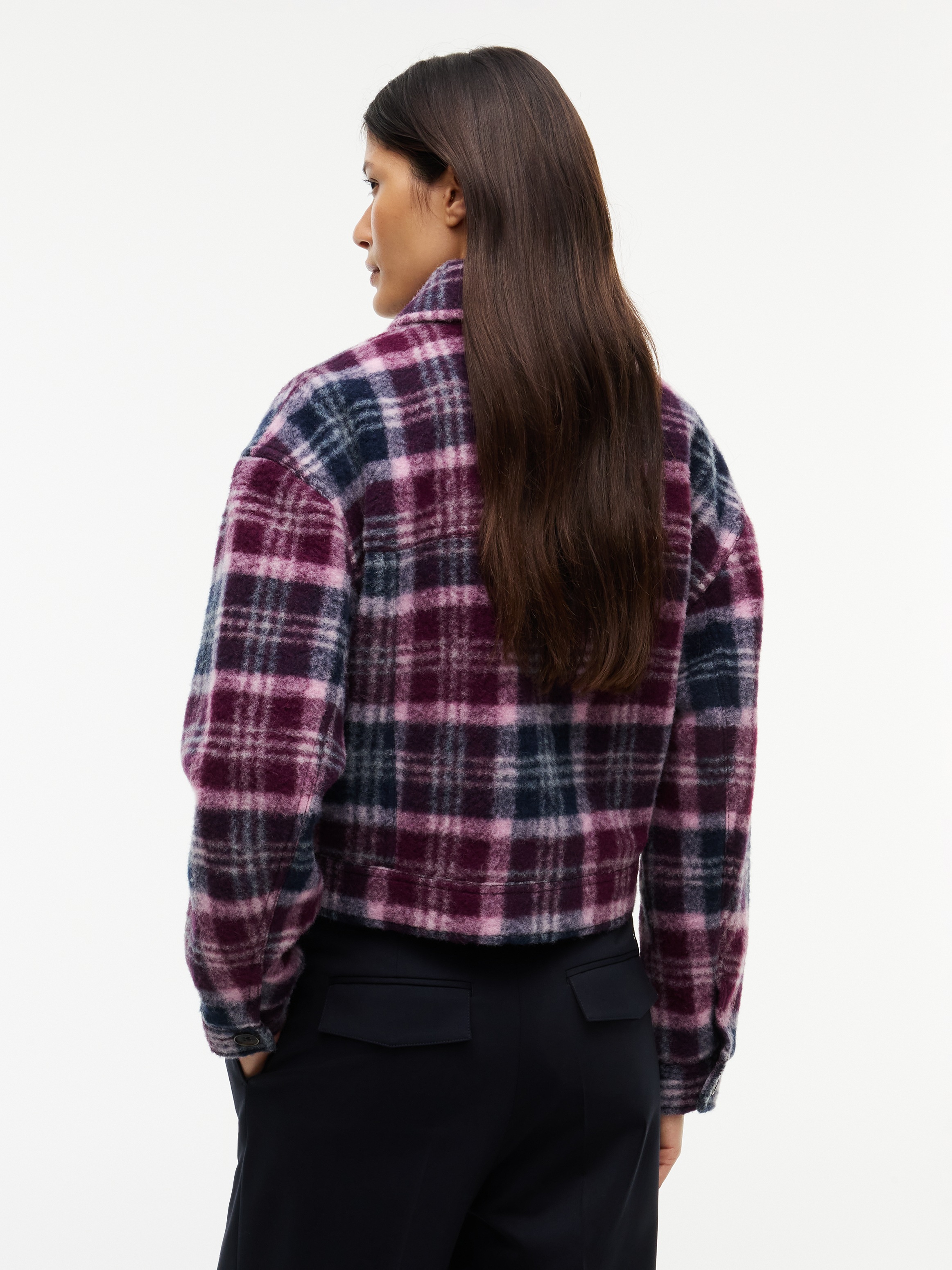 Tommy Jeans Hemdjacke »TJW WOOL TRUCKER JACKET« Materialmix, mit Wolle