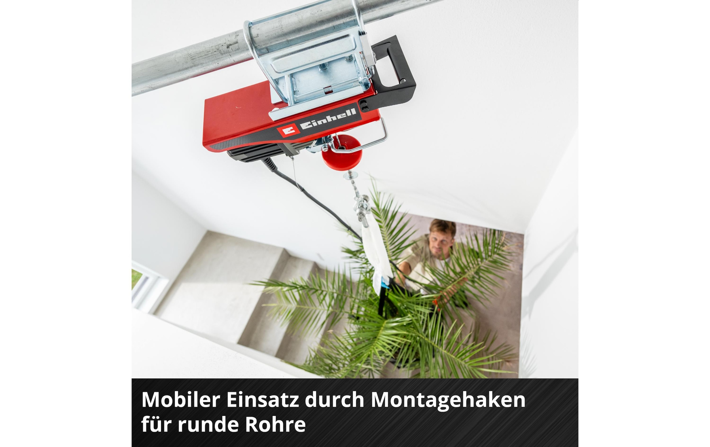 Einhell Seilwinde »Seilhebezug TE-EH 18/250 Akku 250 kg«
