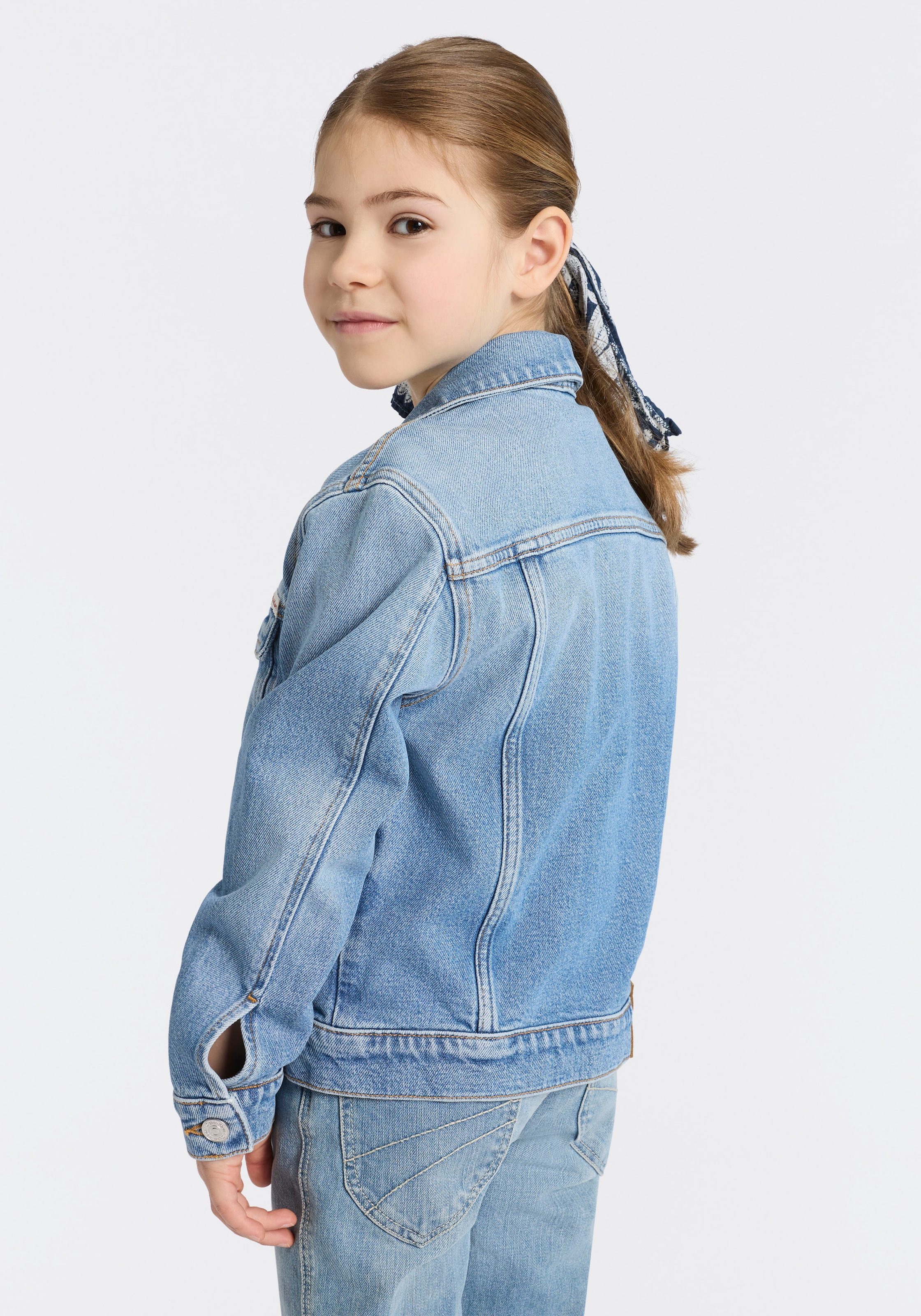 Calvin Klein Jeans Jeansjacke ohne Kapuze Regular fit, für Kinder bis 16 Jahre