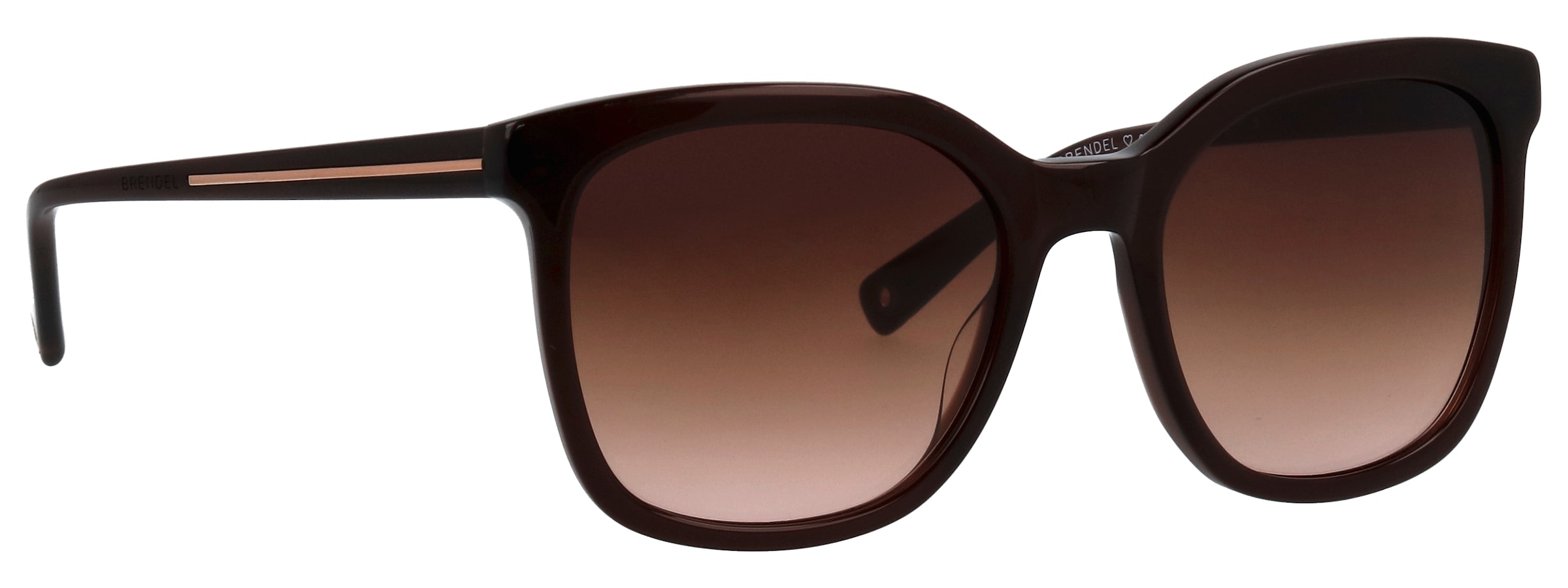 BRENDEL eyewear Lunettes de soleil »Modell 906207« Form Karree/Eckig, Logoschriftzug auf Bügel, Kunststofffassung