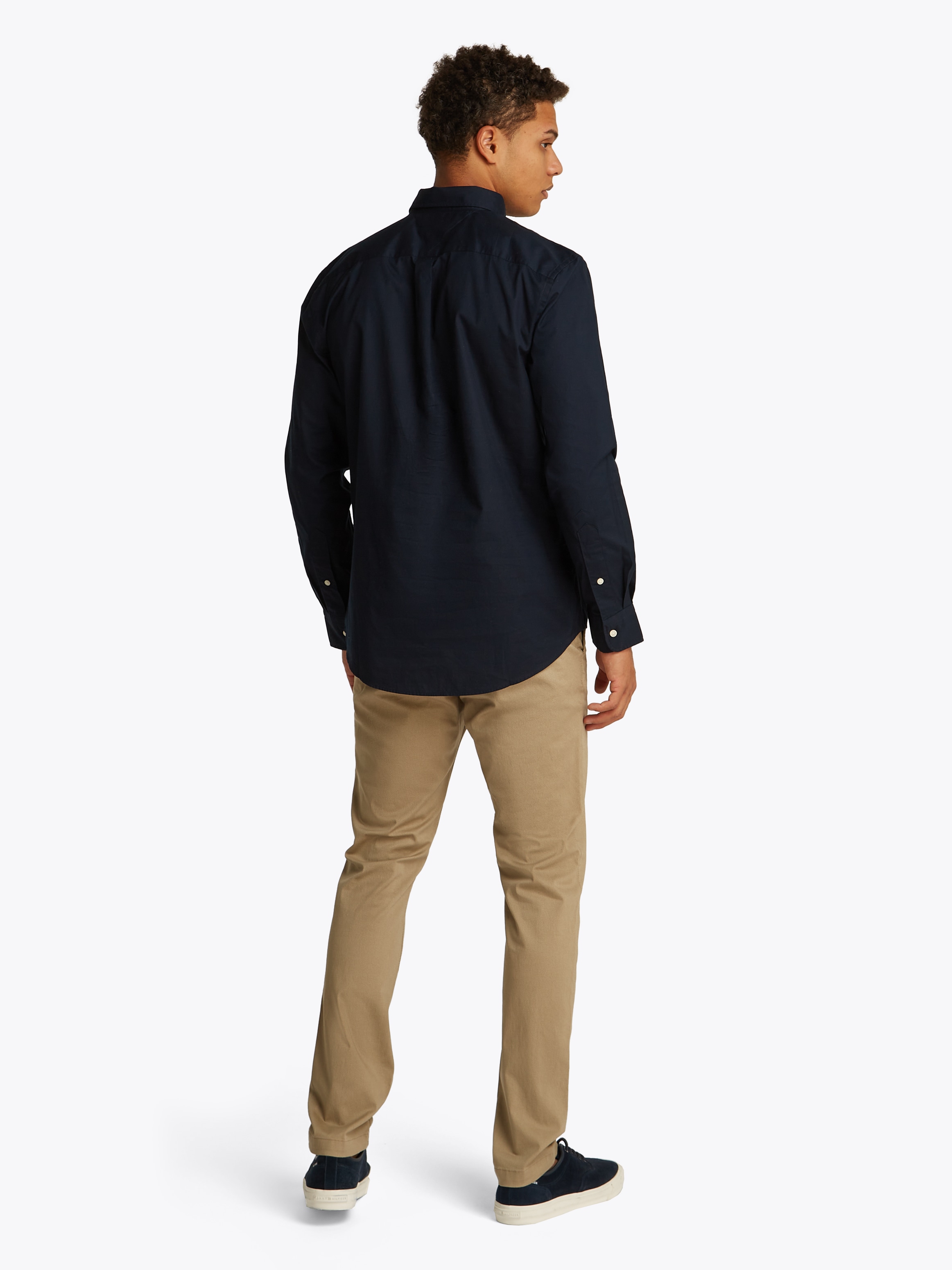 Tommy Hilfiger Langarmhemd »CORE FLEX POPLIN SOLID Regular Fit SHIRT«