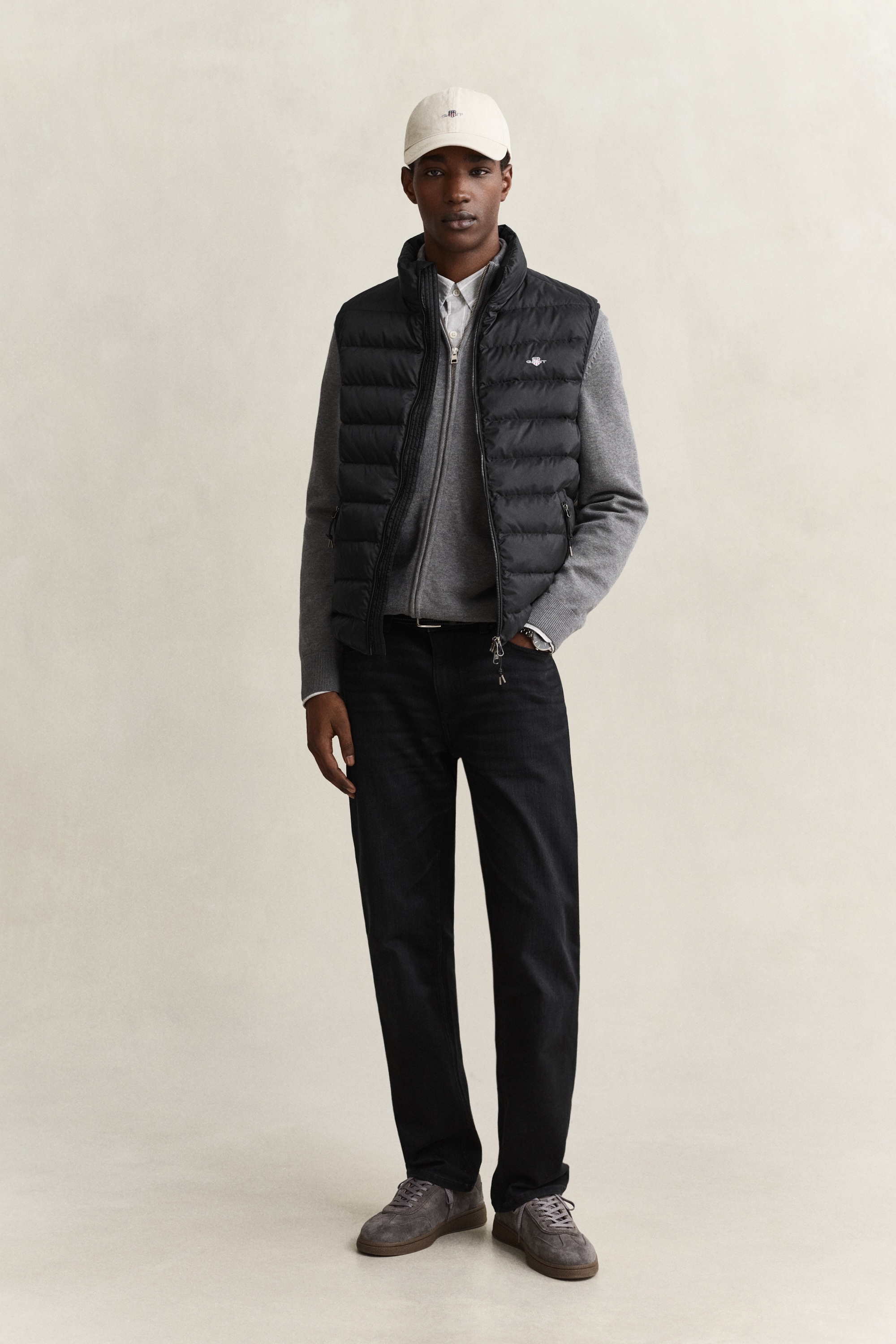 Gant Gilet matelassé »LIGHT DOWN VEST« coupe régulière avec col montant