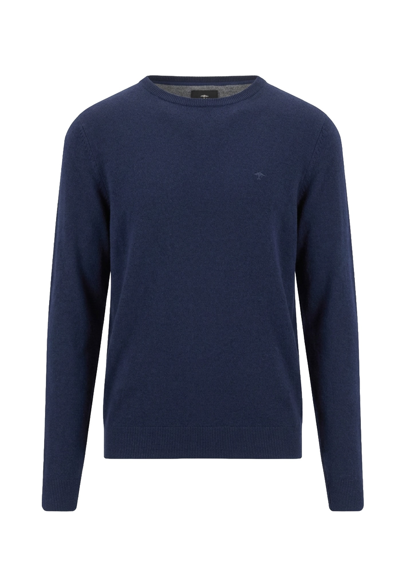 FYNCH-HATTON Pull en tricot avec une teneur élevée en cachemire, col rond, coupe décontractée