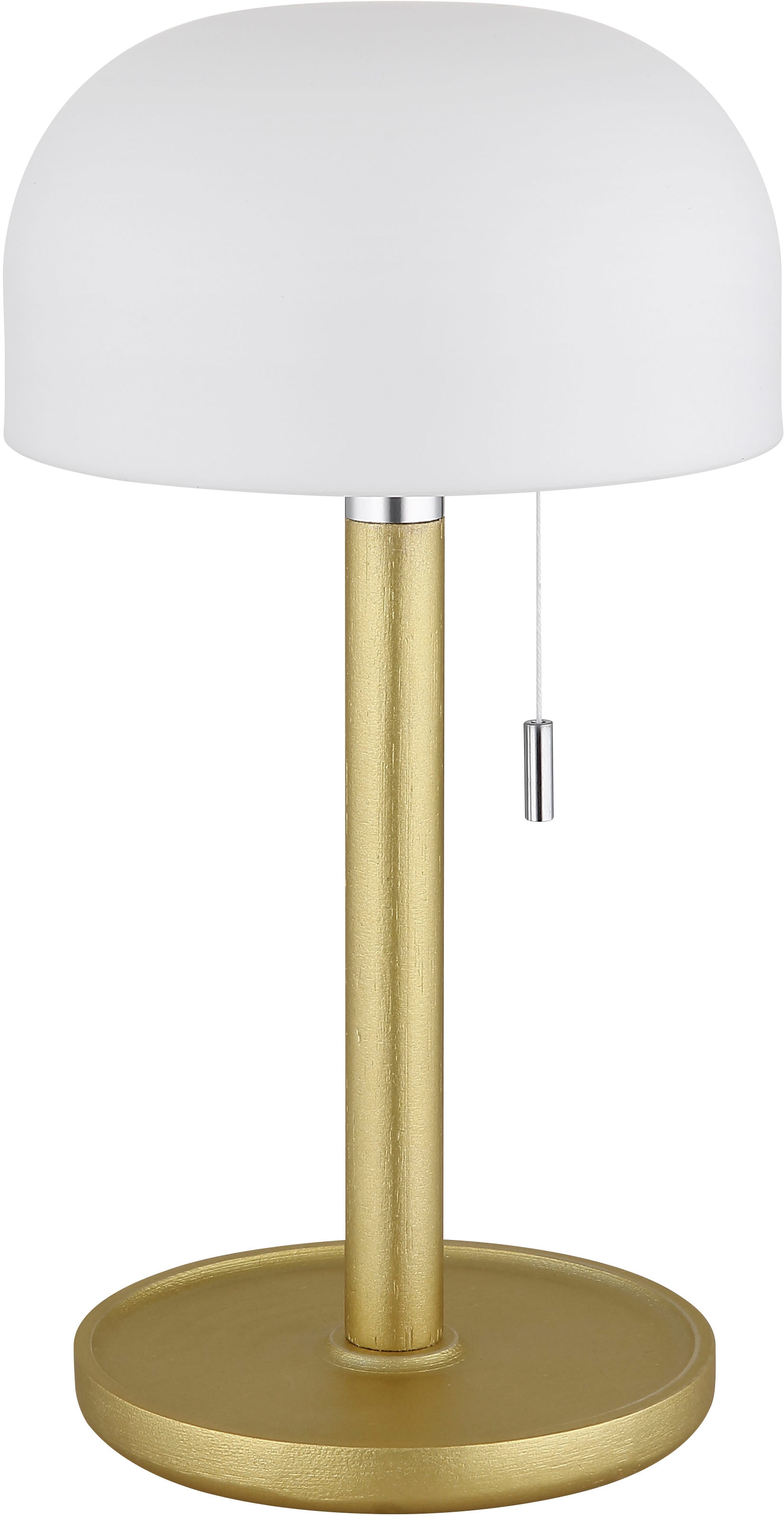 GLOBO LIGHTING Lampe de table LED »NORMAN« Module LED 1 cuis blanc chaud - blanc froid Lampe de table à batterie également pour l'extérieur, interrupteur à cordon, lampe à batterie,