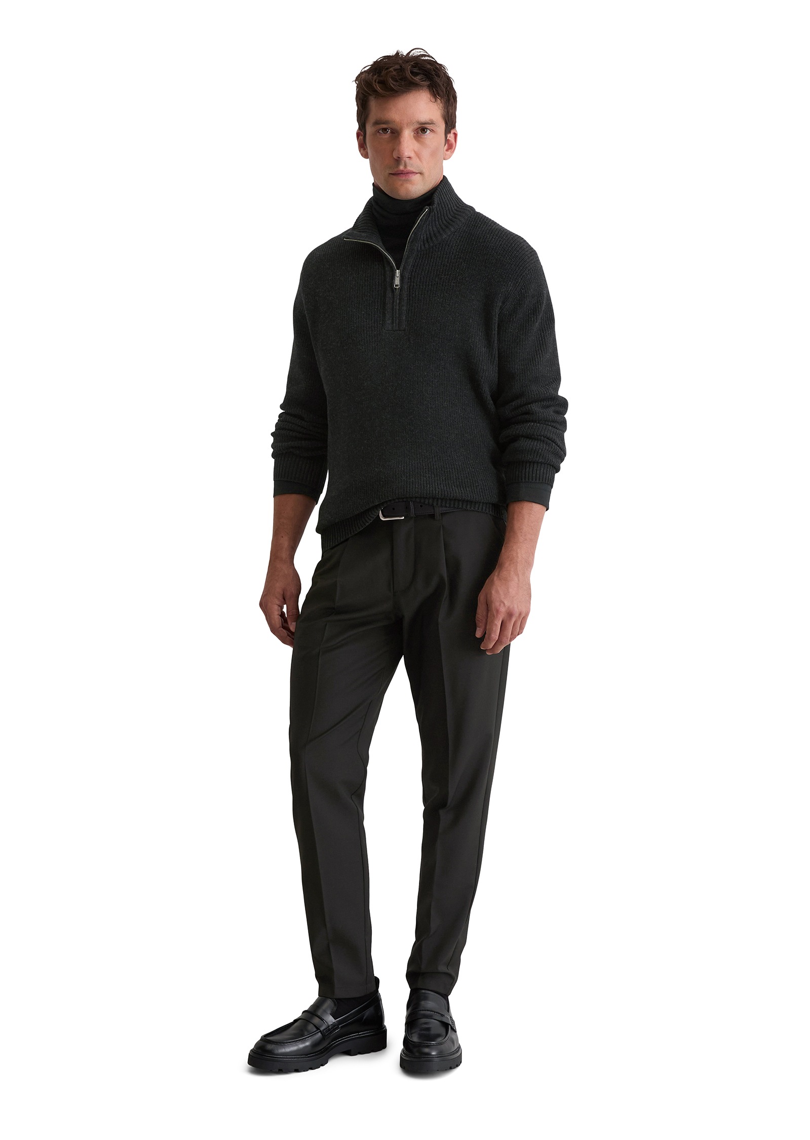 Marc O'Polo Troyer lässiger Bi-Color-Effekt