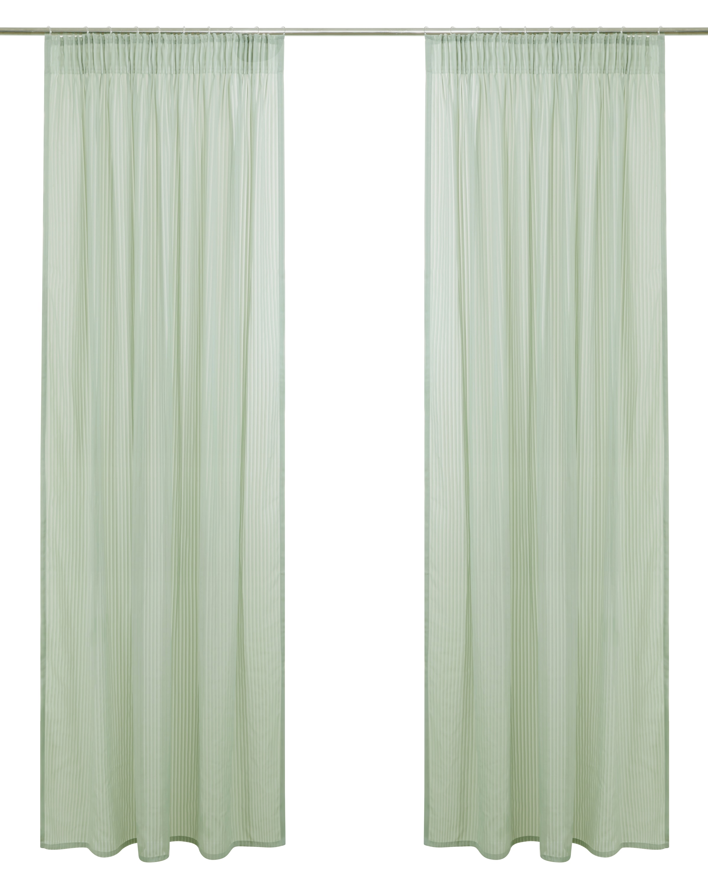 GOODproduct Gardine »Fritty« Multifunktionsband 2 Stk. tlg. Multifunktionsband, transparent, moderne Längststreifen, Ausbrenner