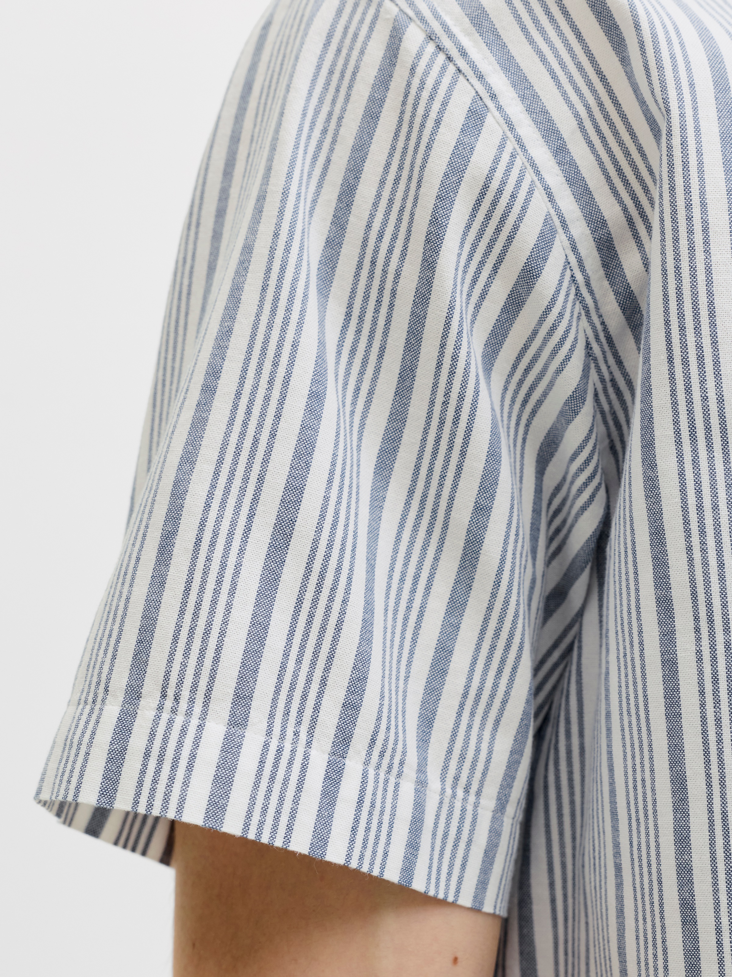 Jack & Jones Kurzarmhemd »JJCHAD OXFORD STRIPE SHIRT SS«