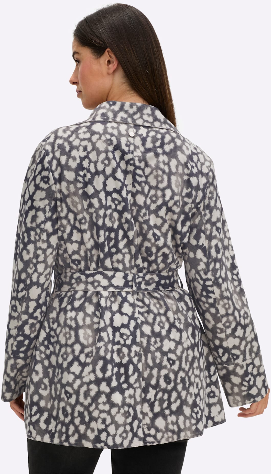 Sheego Langjacke ohne Kapuze