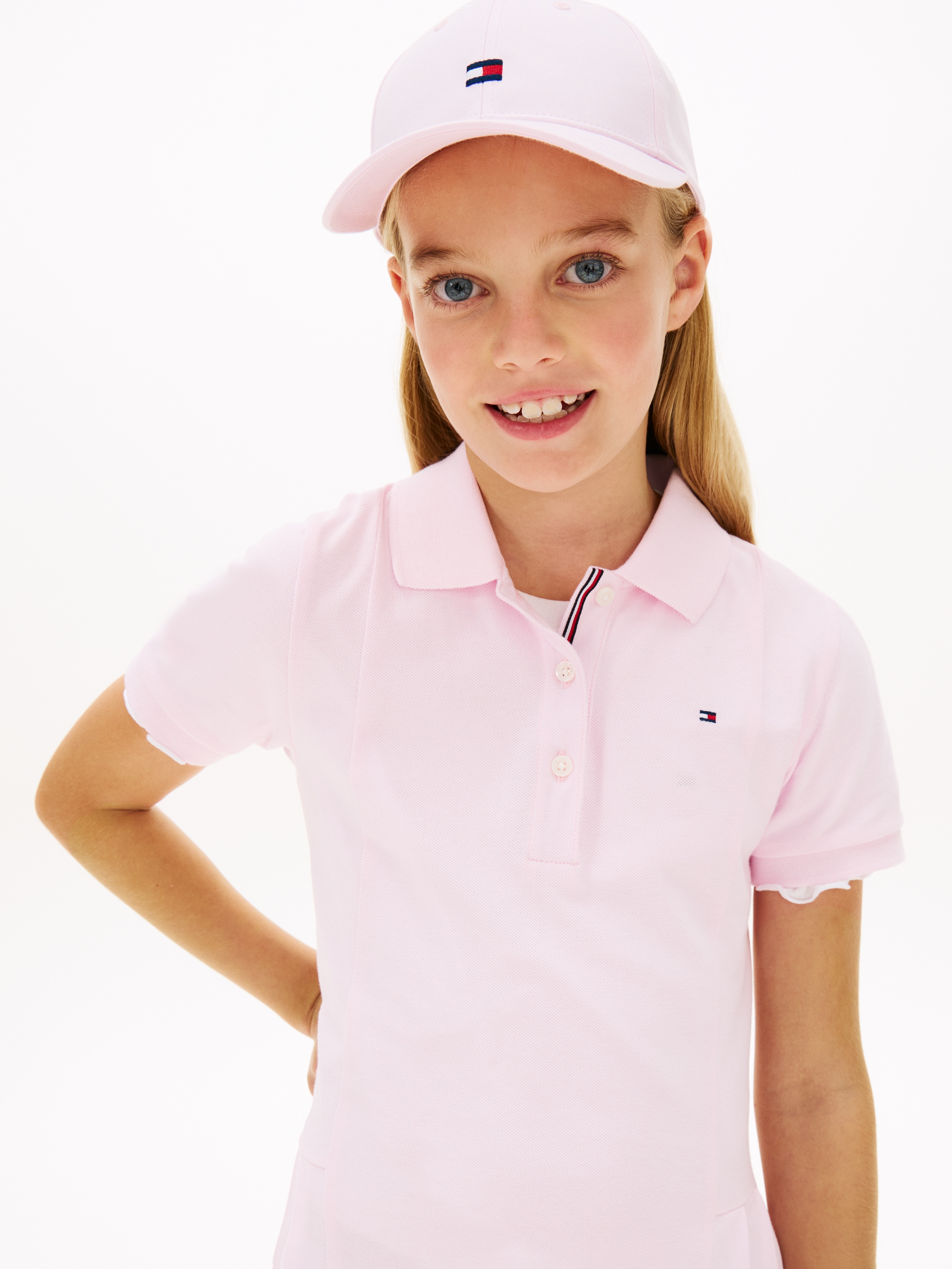 Tommy Hilfiger Polokleid »PLEATED POLO DRESS SHORT SLEEVE« Kinder bis 16 Jahre, regular fit