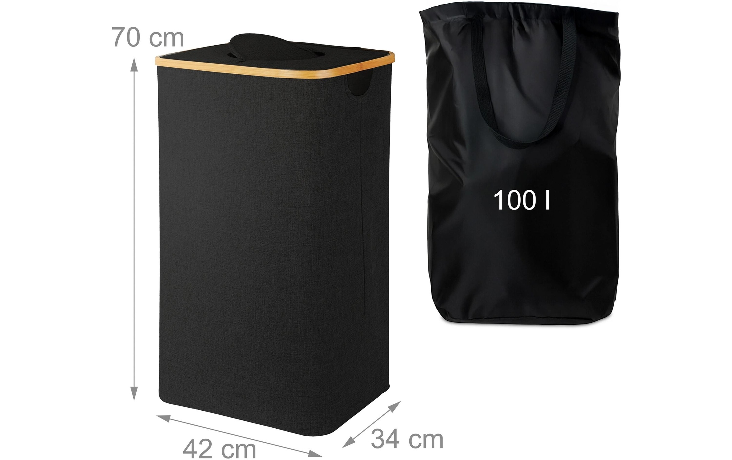 relaxdays Collecteur de bouteilles »100 L«