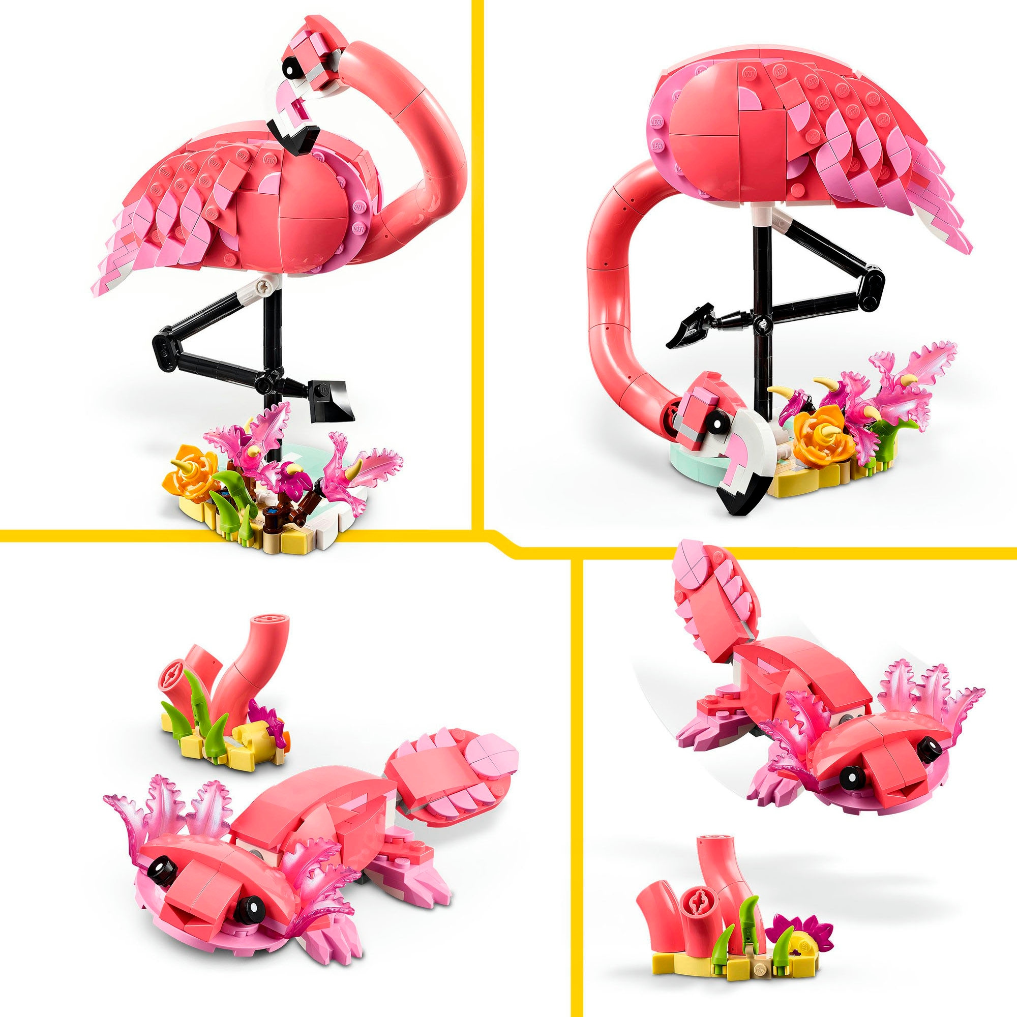 LEGO® Pions de construction »Wilde Tiere: Rosa Flamingo (31170), LEGO® Creator« Made in Europe