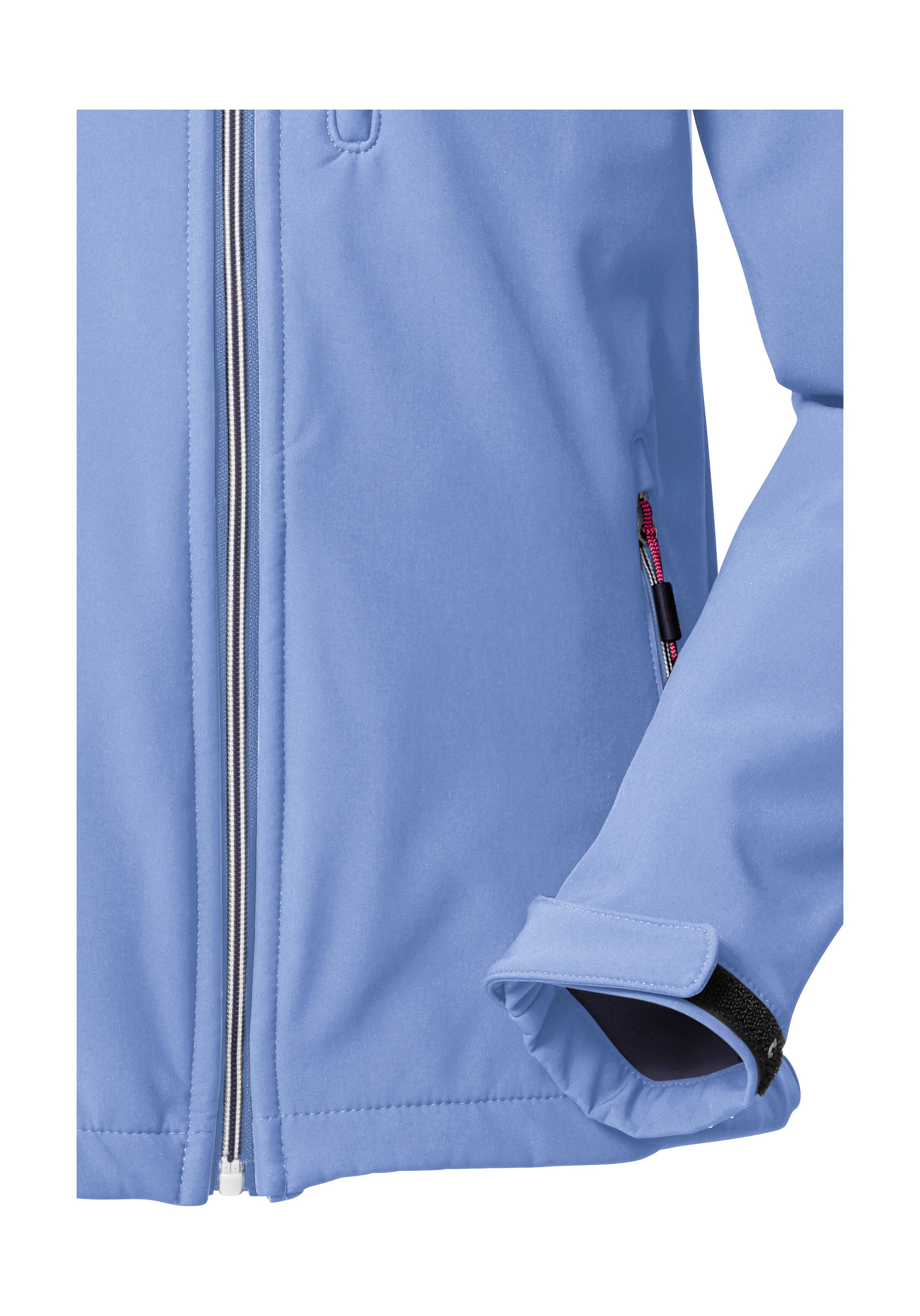 Killtec Softshelljacke »Girls Softshelljacke« Wasserabweisend, verstellbare Kapuze u Ärmel, Fleece-Innenfutter