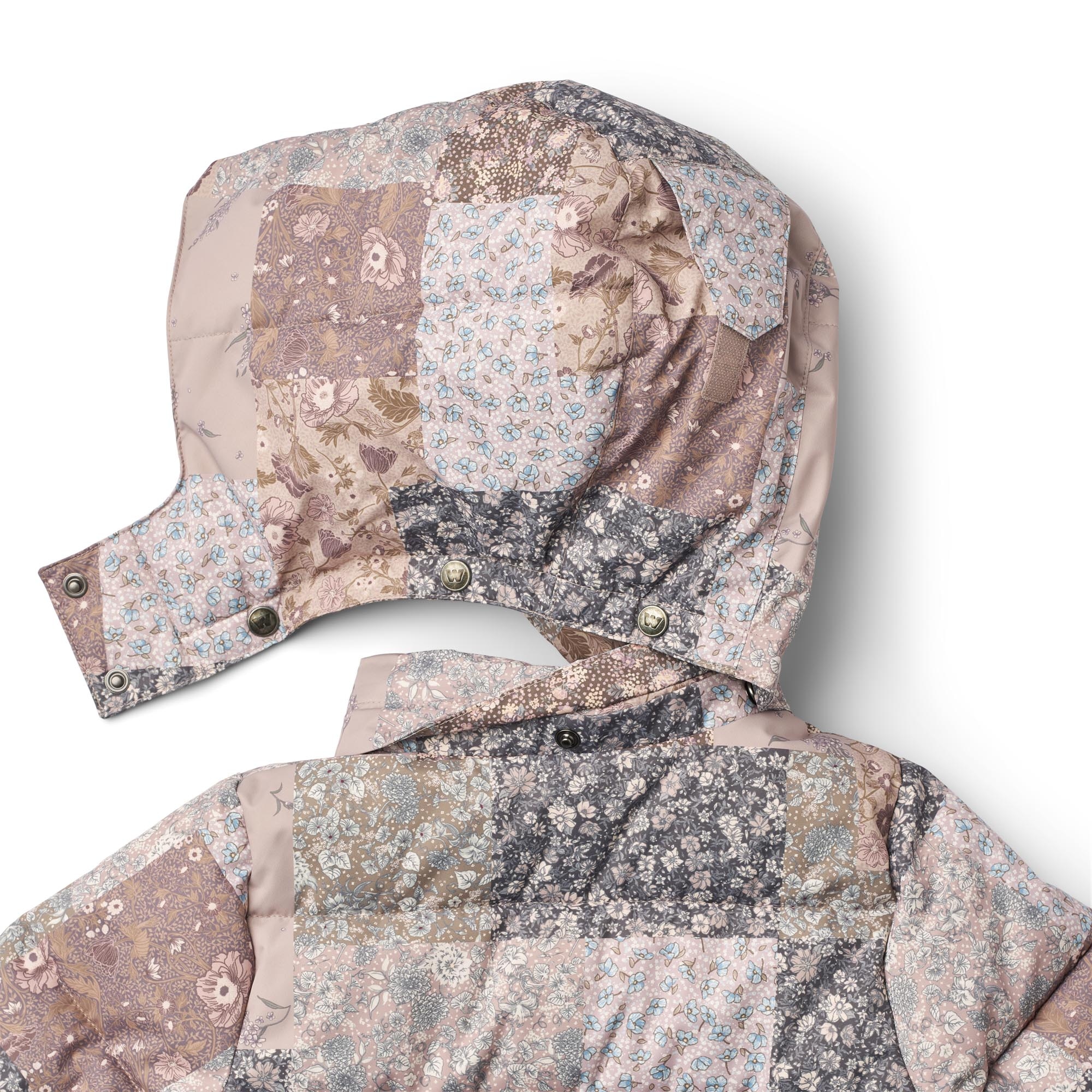 WHEAT Steppjacke »Puffer Coat Yrsa« mit Kapuze Kunstfaser, wasserdicht, atmungsaktiv, Reflektor, abnehmbare Kapuze