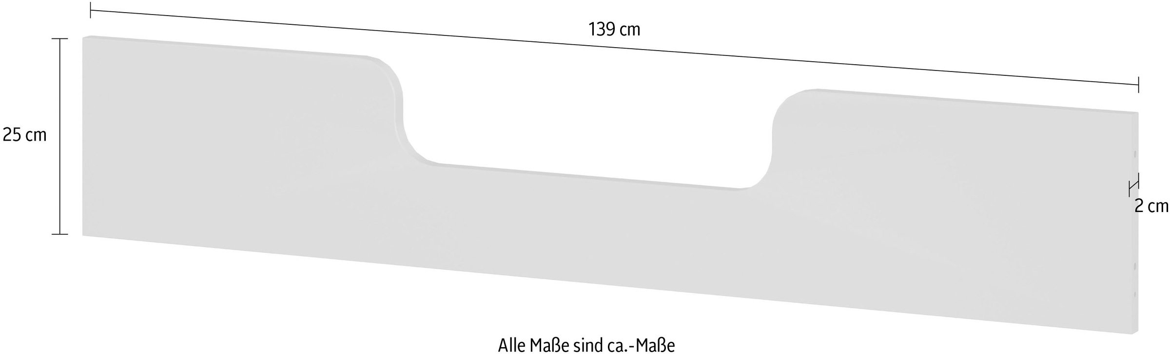 GERMANIA Côtés transformables »Tomino« 1 cuis tlg. Hohe Umbauseite für Kinderbett, Kindersofa mit Rausfallschutz