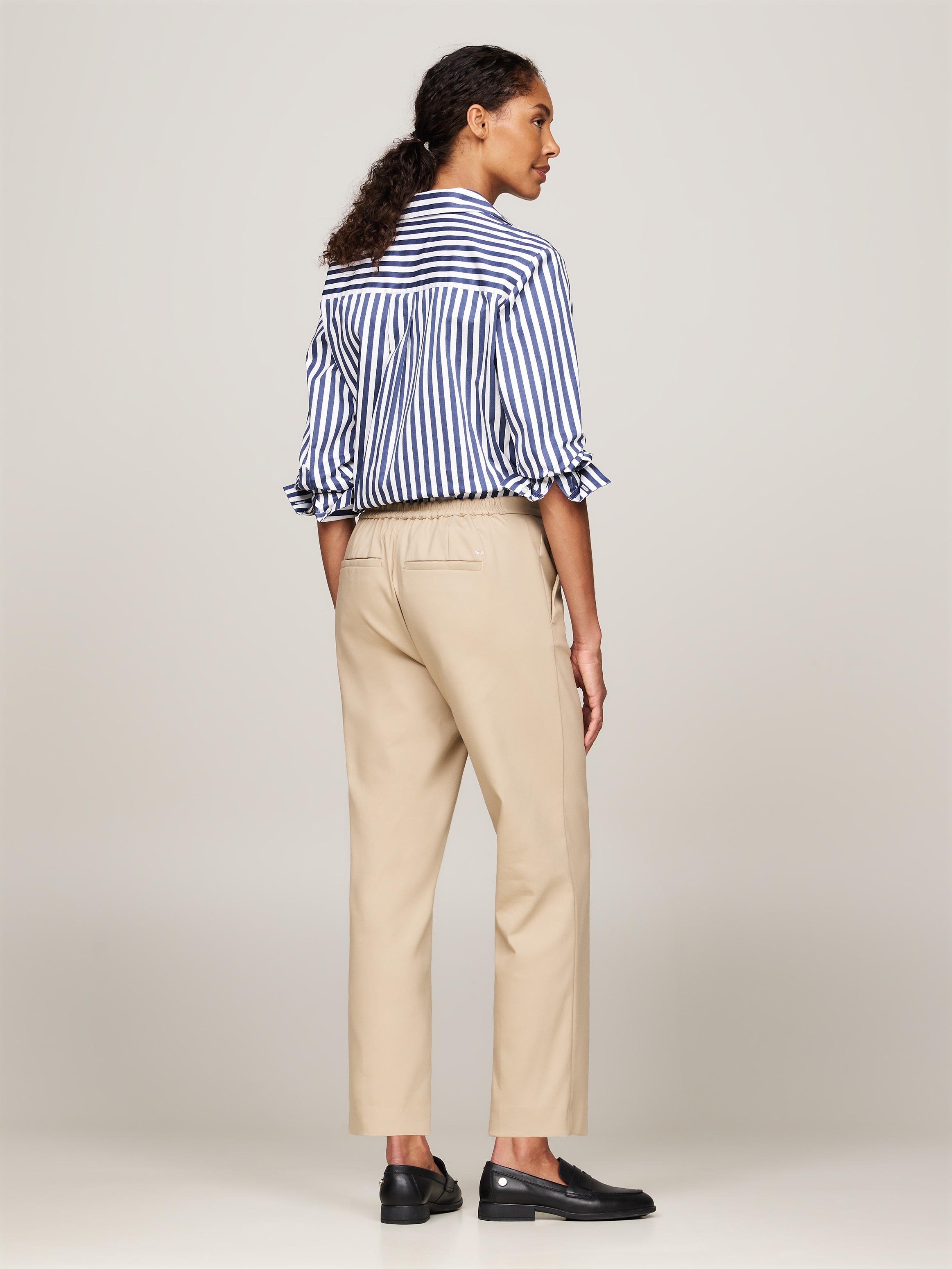 Tommy Hilfiger Chinohose  mit Logostickerei, elastische Pull On Pants