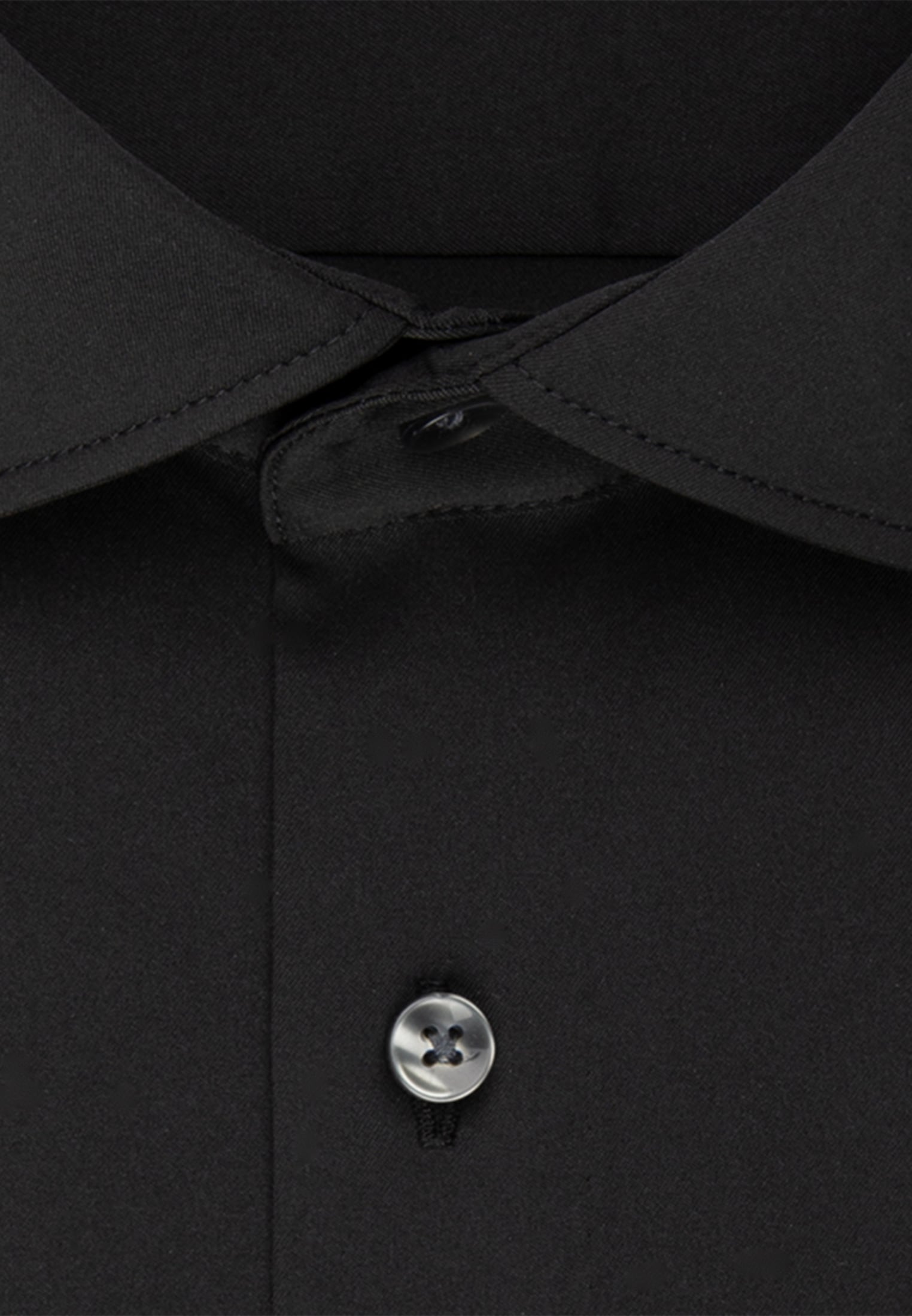 seidensticker Chemise d'affaires »Schwarze Rose« Regular 1/1 Kentkragen Uni