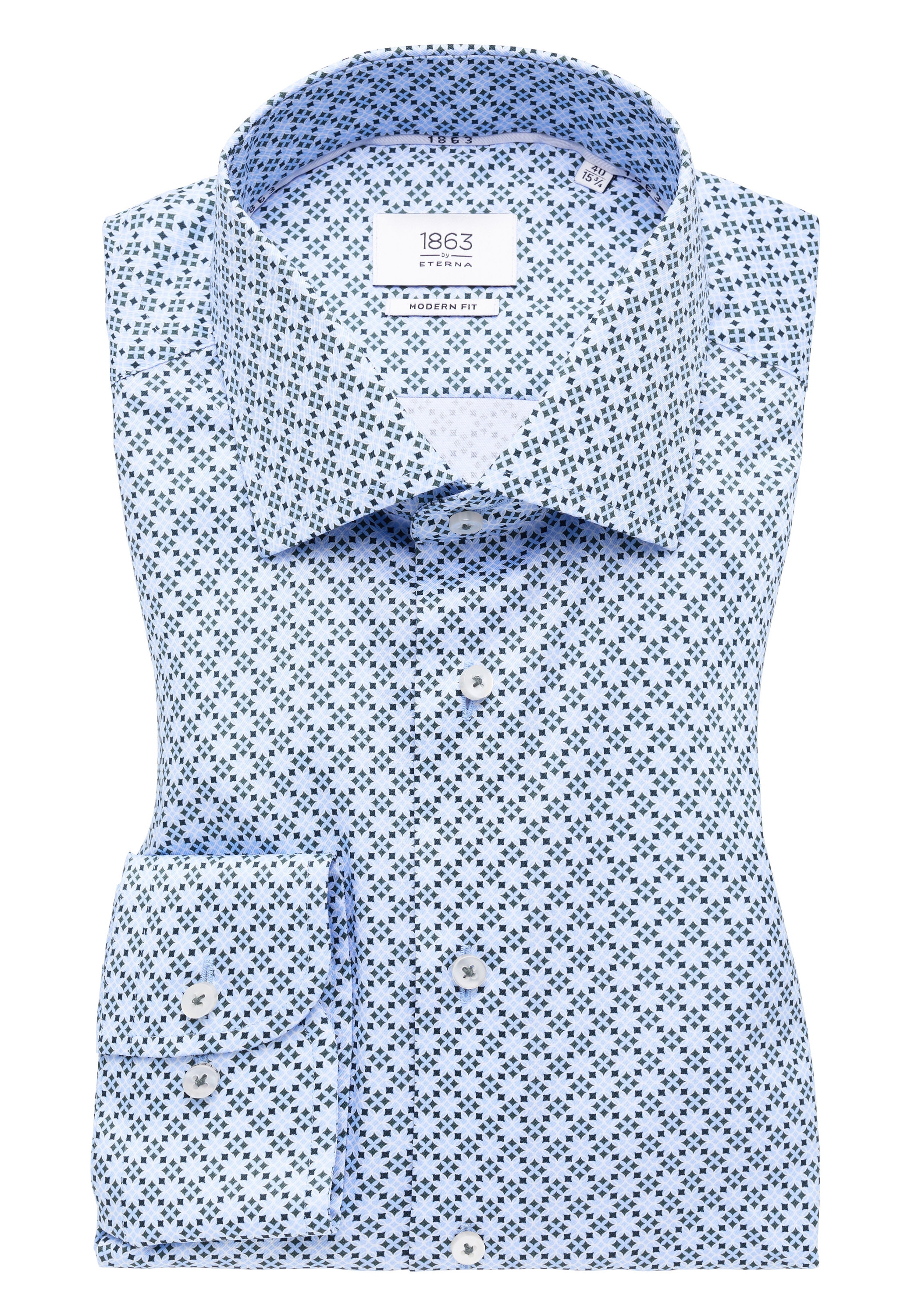 Eterna Chemise à manches longues »MODERN FIT« NON IRON (bügelfrei)