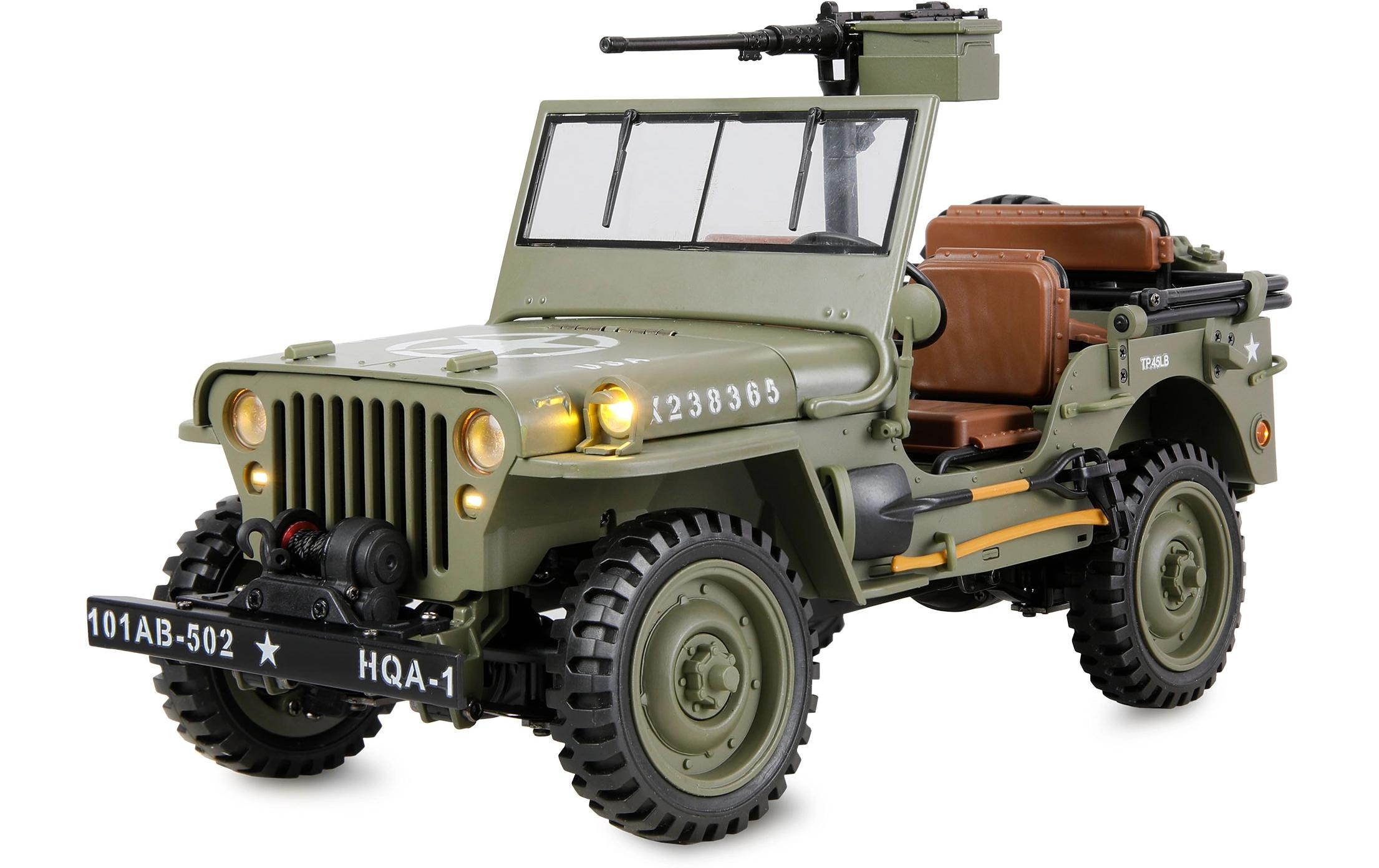 Amewi RC-Auto »Scale Crawler Jeep Willys MB 1:14« Antrieb 4x4