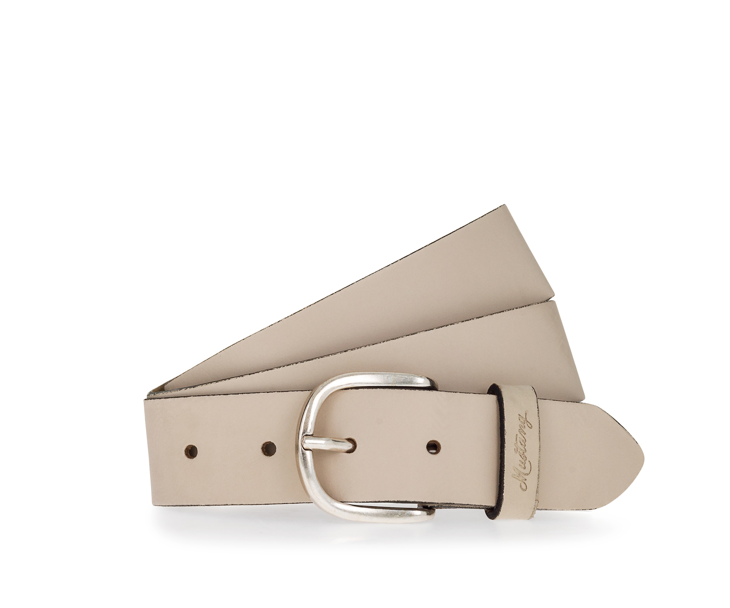 MUSTANG Ledergürtel »"Madison"« Mit geprägtem MUSTANG-Logo auf der Schlaufe, 3,5 cm