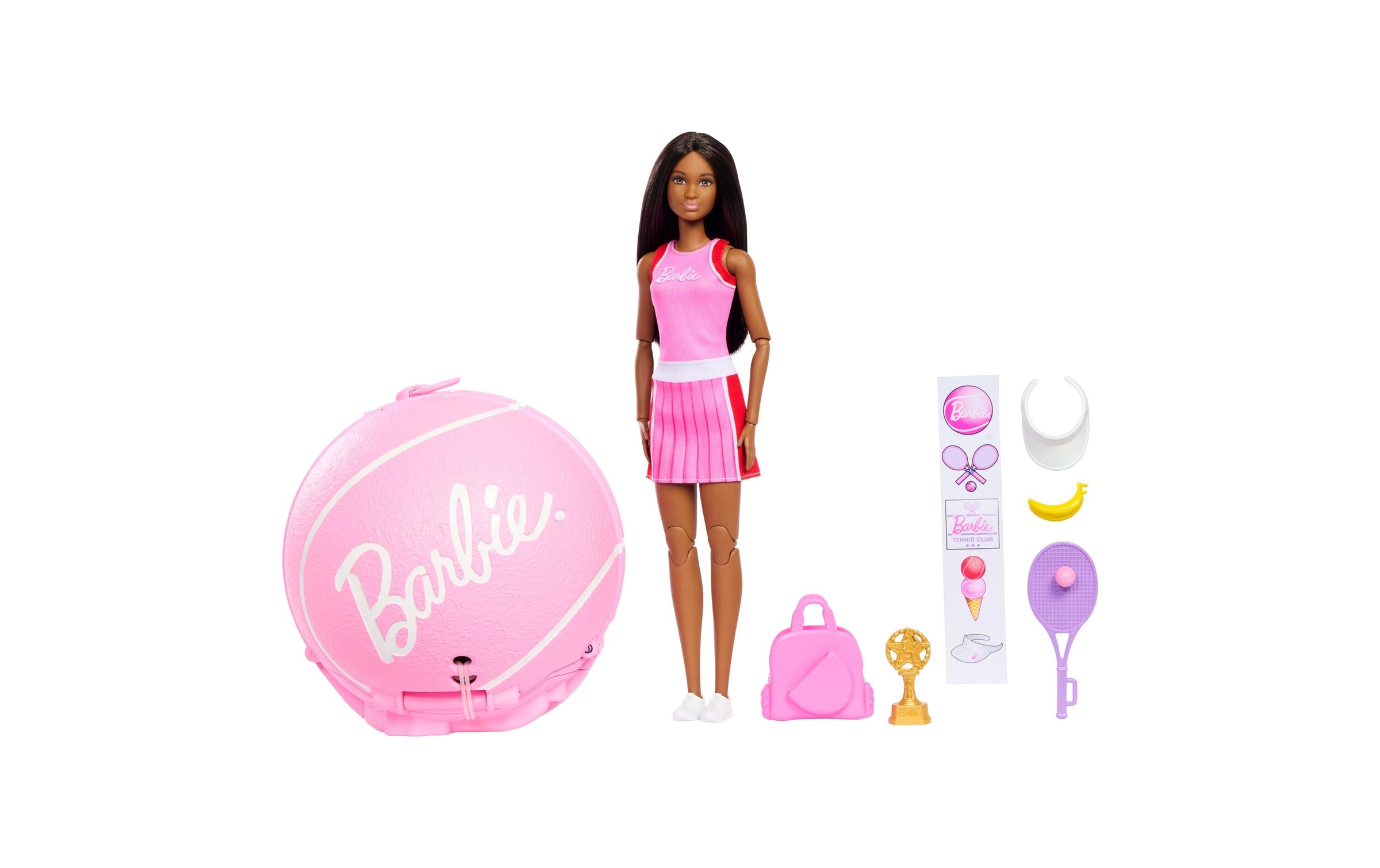 Barbie Poupée à habiller »Team Barbie Roll & Reveal Tennisspielerin-Puppe«