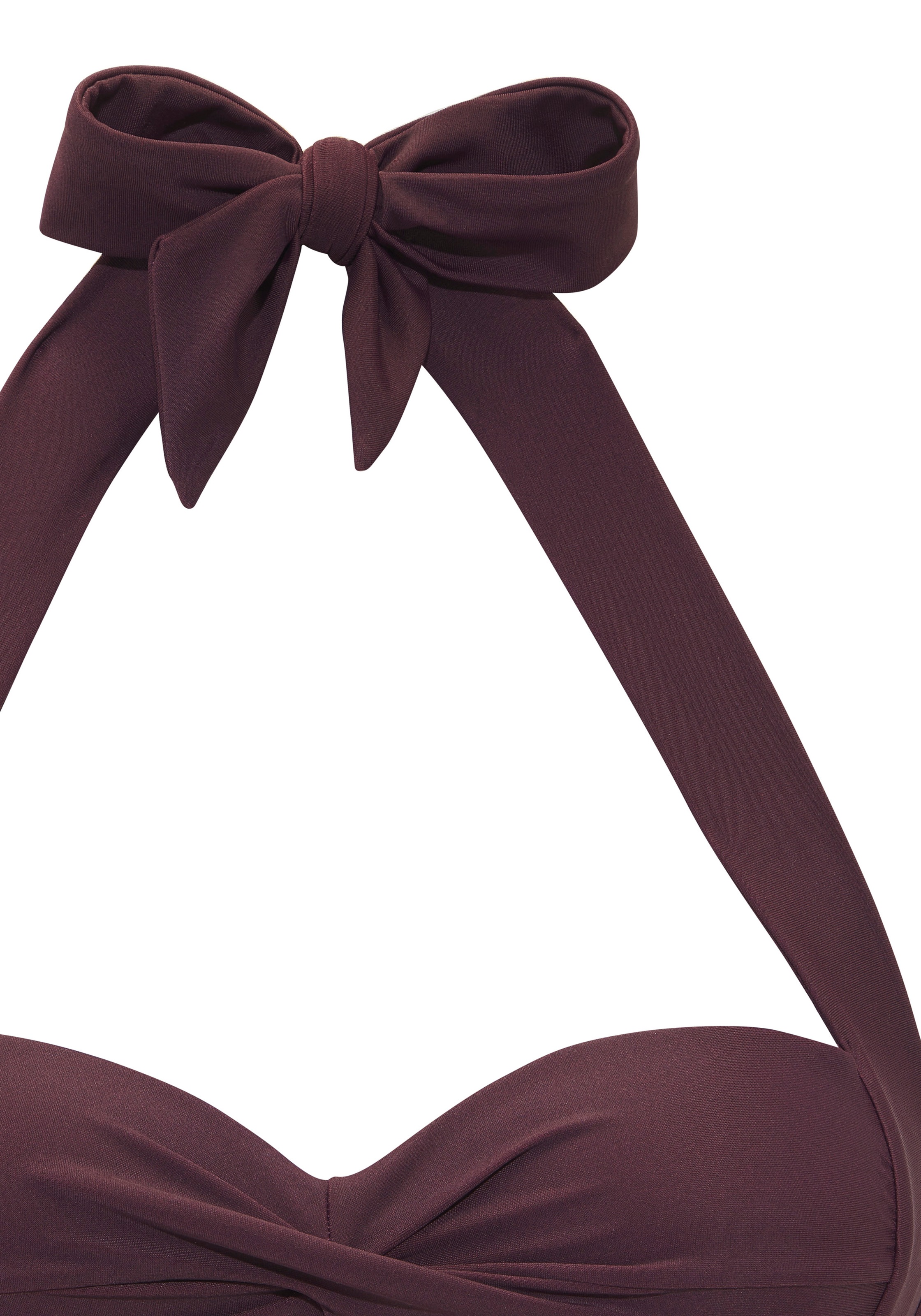 LASCANA Bügel-Bandeau-Bikini-Top »Lolo« in getwisteter Optik