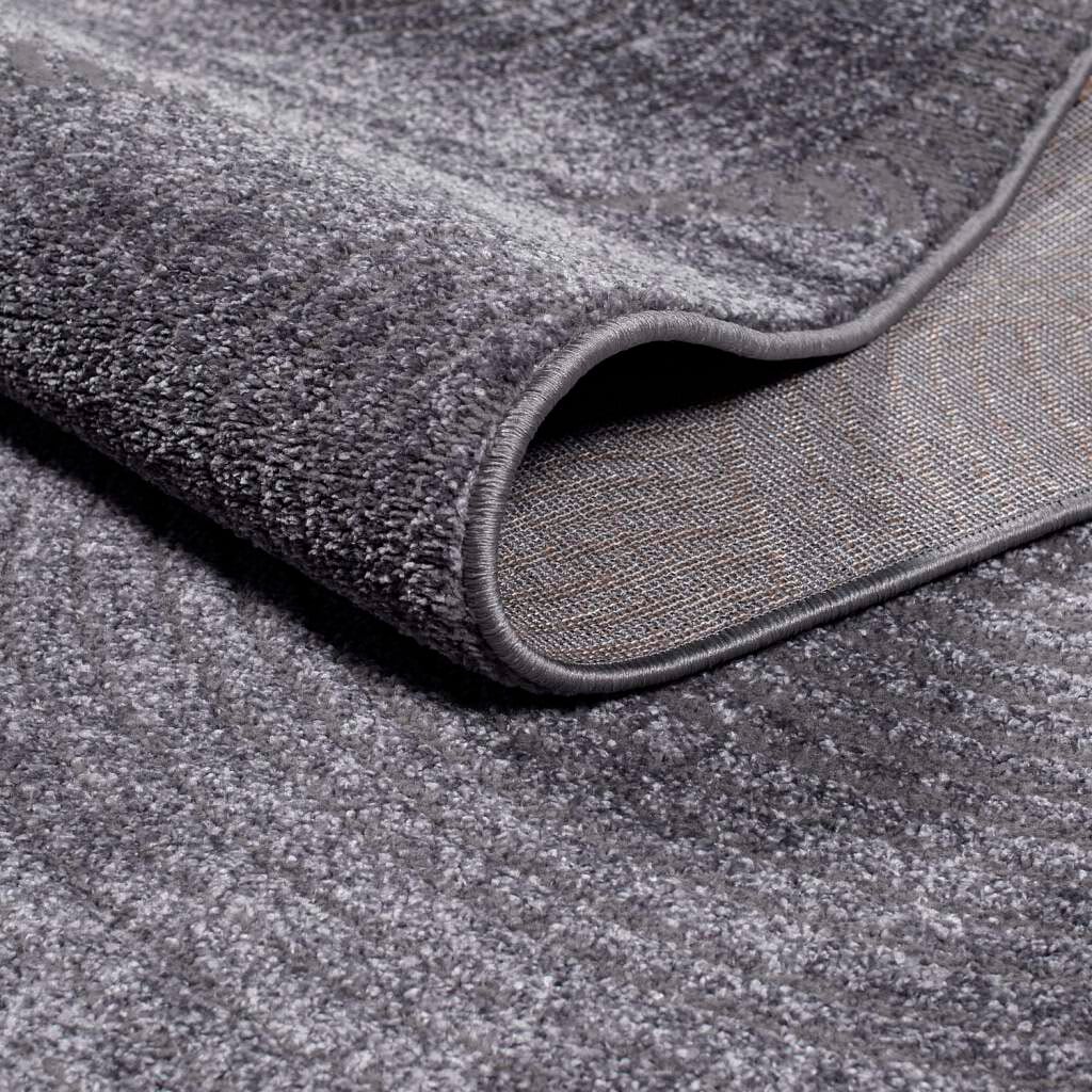 Carpet City Tapis »Friseé-Teppich FANCY 647« Rectangulaire 12 mm Höhe Läufer, Kurzflor,3D-Optik,Kreisförmiges Muster, Wohnzimmer