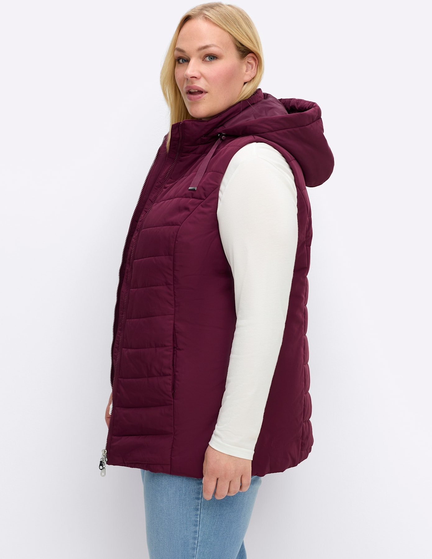 Sheego Gilet matelassé