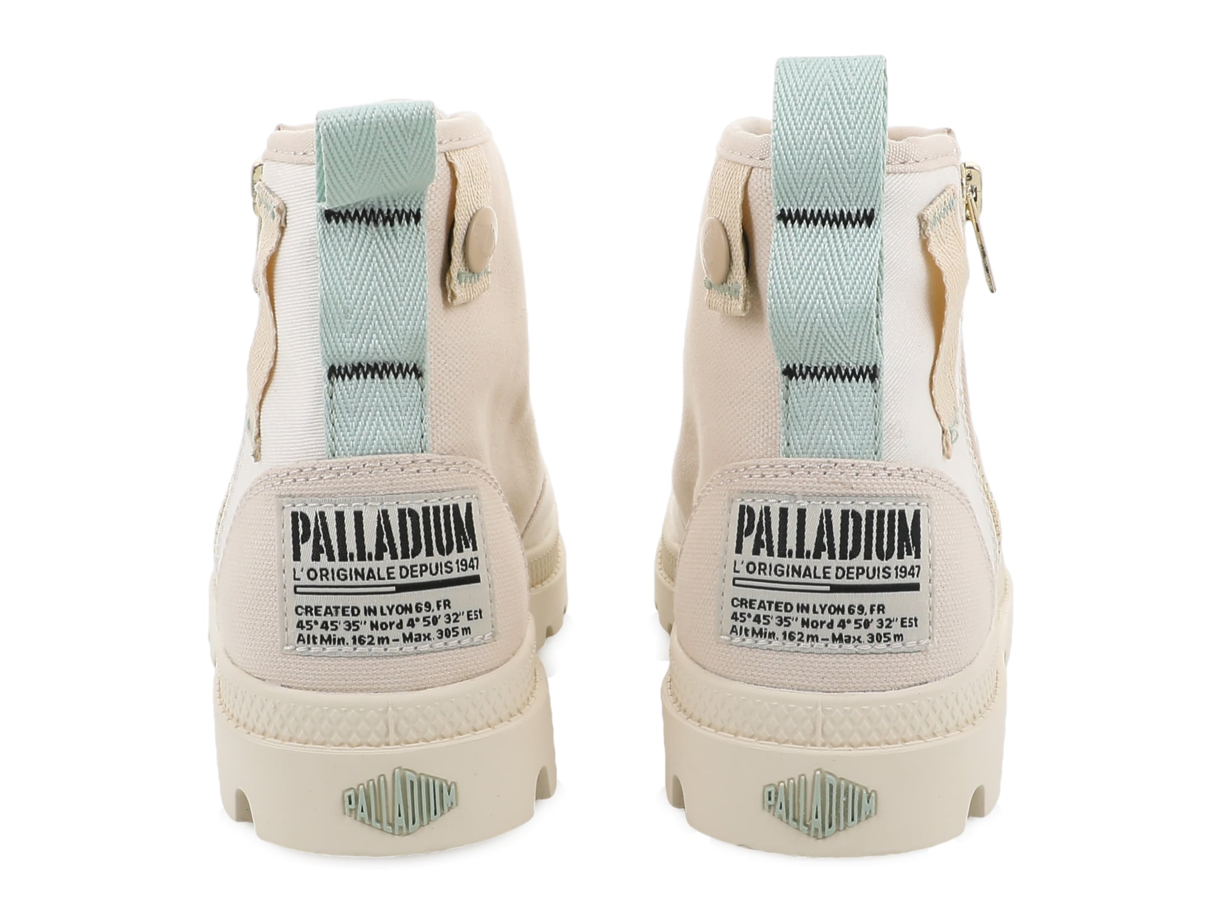 Palladium Schnürboots »PAMPA DETROIT ZIP SU«  Schnürstiefel, Schnürstiefelette aus Canvas mit Reissverschluss
