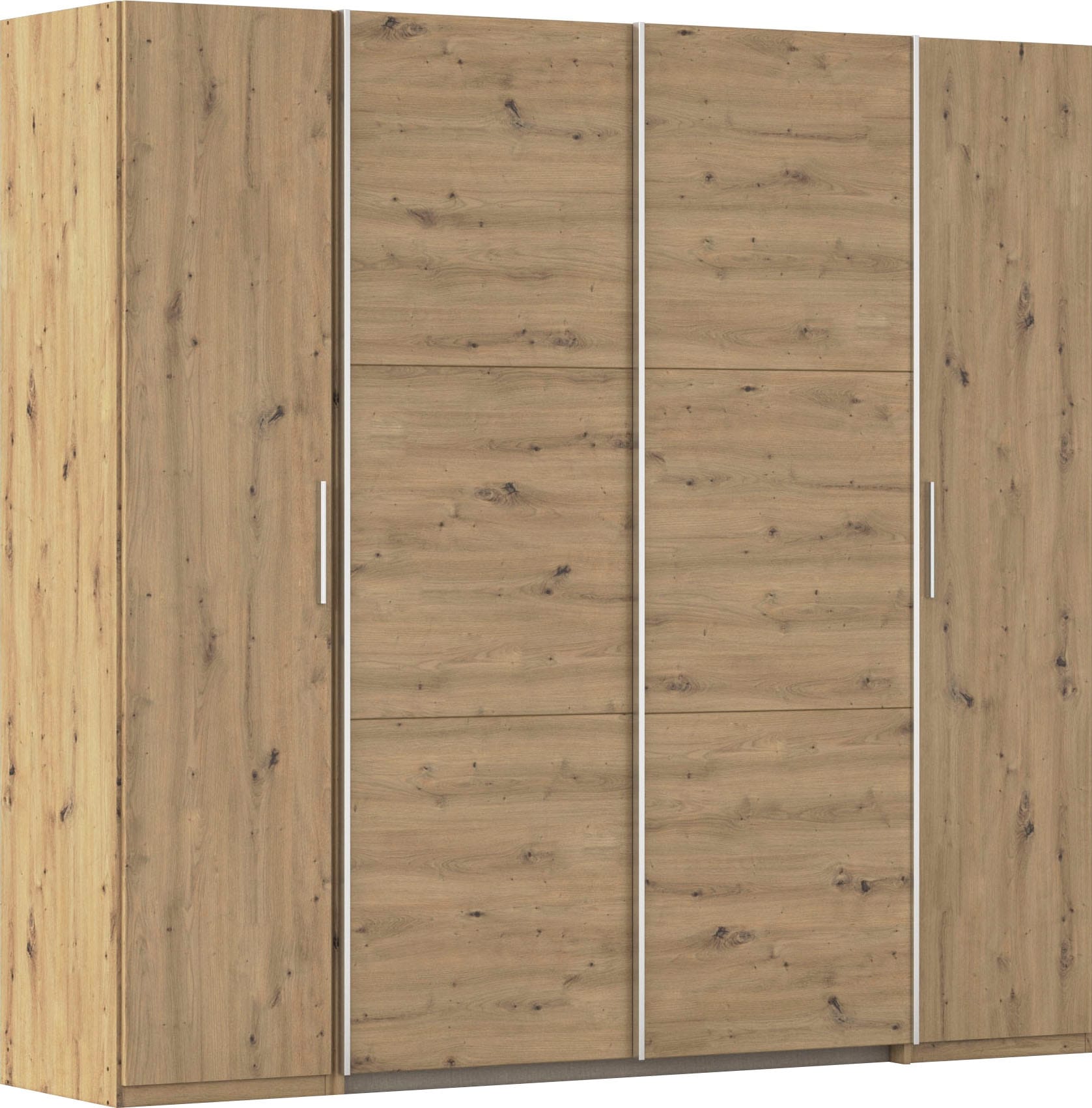 rauch Schwebetürenschrank »Kleiderschrank Drehtürenschrank Schrank Garderobe KRONACH« in 3 Ausstattungen BASIC/CLASSIC/PREMIUM, Breiten 225/268/311/354 cm,  mit Dreh- und Schwebetüren und vielen Einlegeböden MADE IN GERMANY