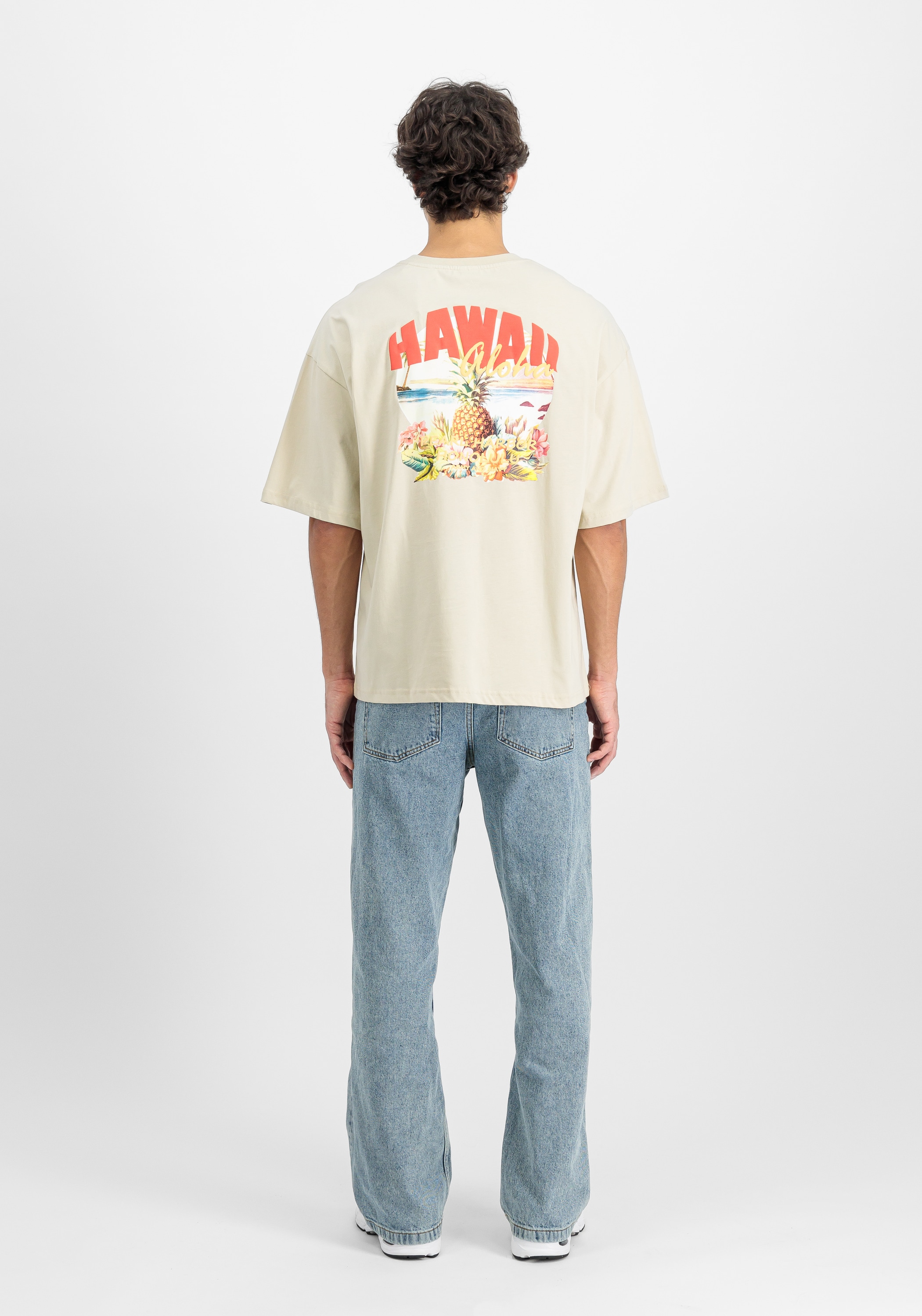 Alpha Industries T-Shirt »Hawaii Aloha Backprint T-Shirt«