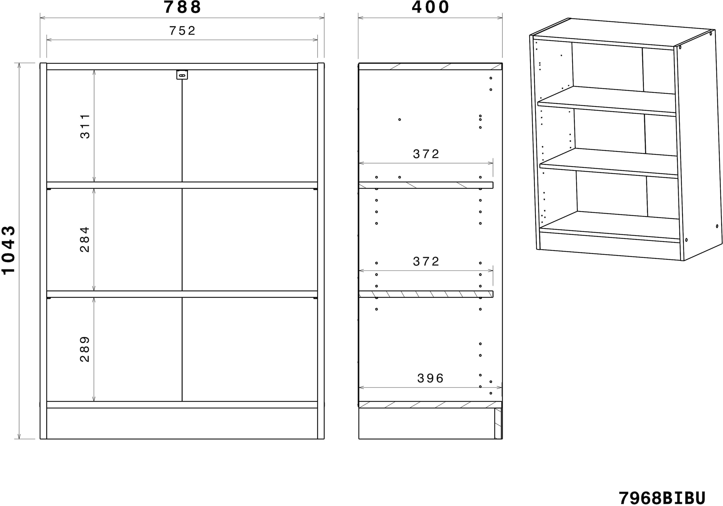 Parisot Ensemble de meubles de bureau »Parisot Start Up 22« Set, 3 tlg. Schreibtisch längseitig mit ABS-Kante, frei stellbar
