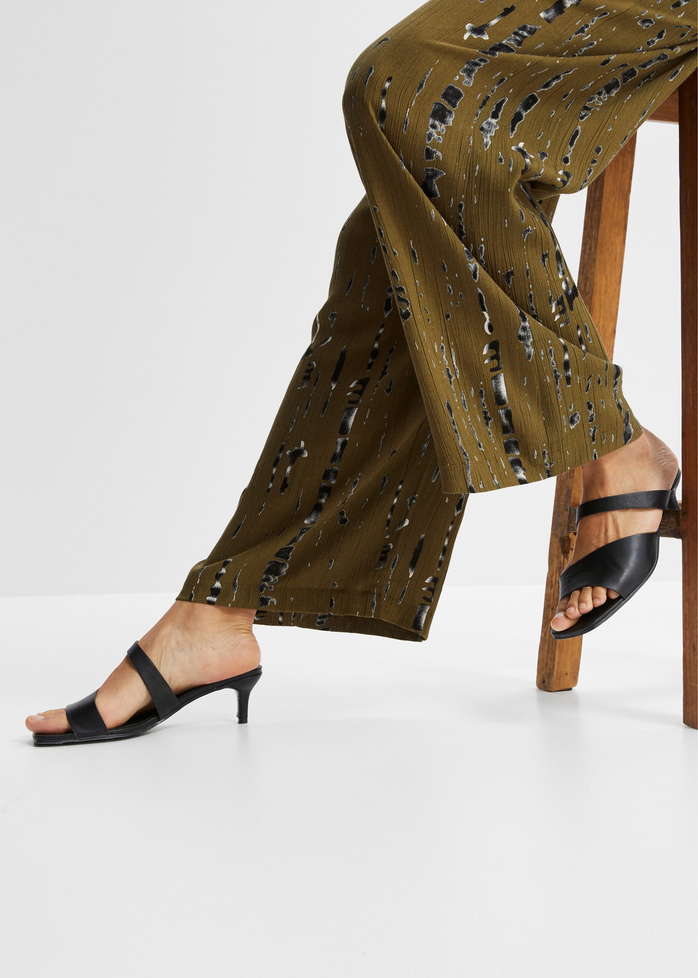 bonprix Palazzohose  Palazzo-Hose aus fliessender Viskose