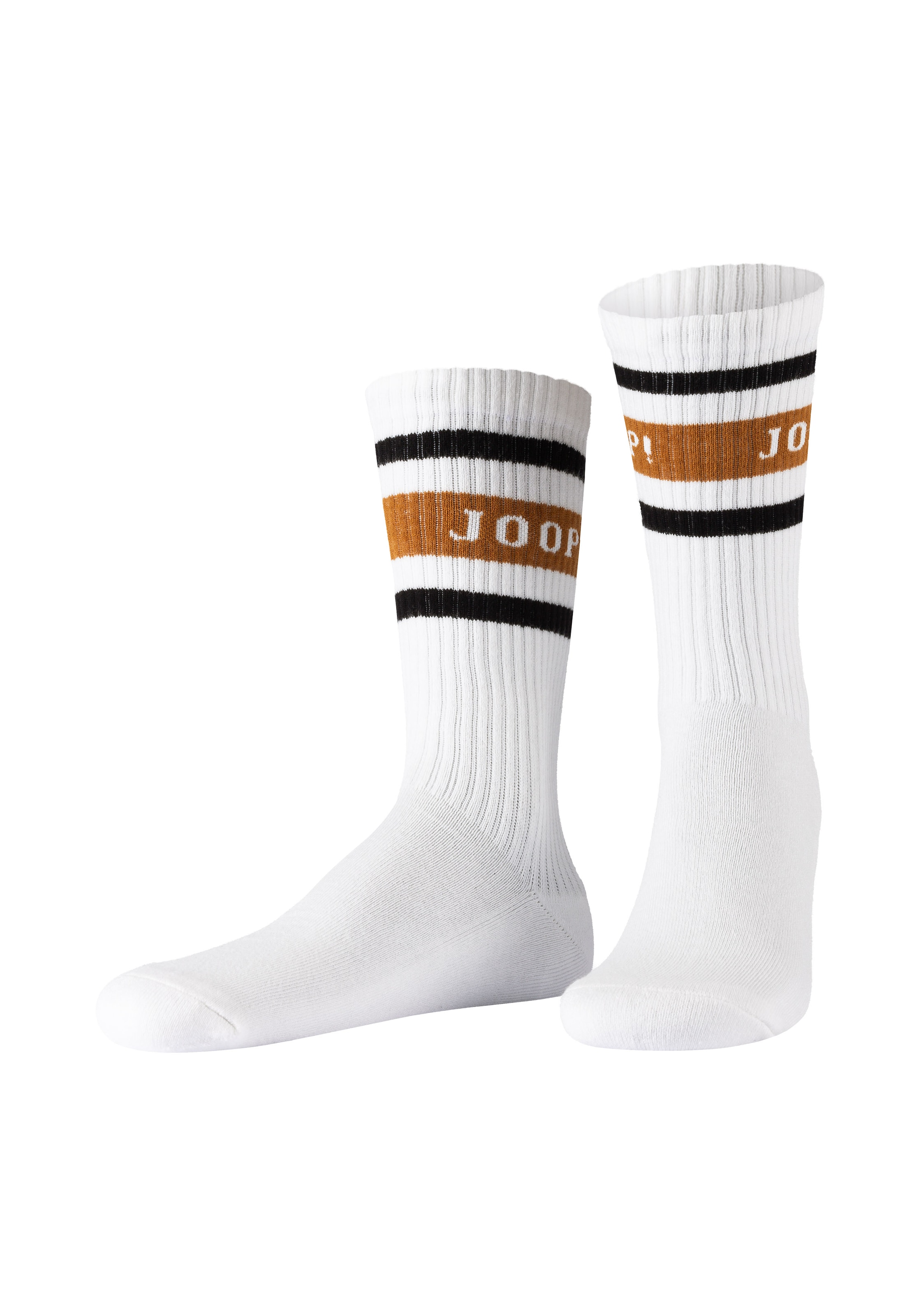 JOOP! Chaussettes de tennis »premium essentials« 2 Paar,  am Bund mit Logoschriftzug