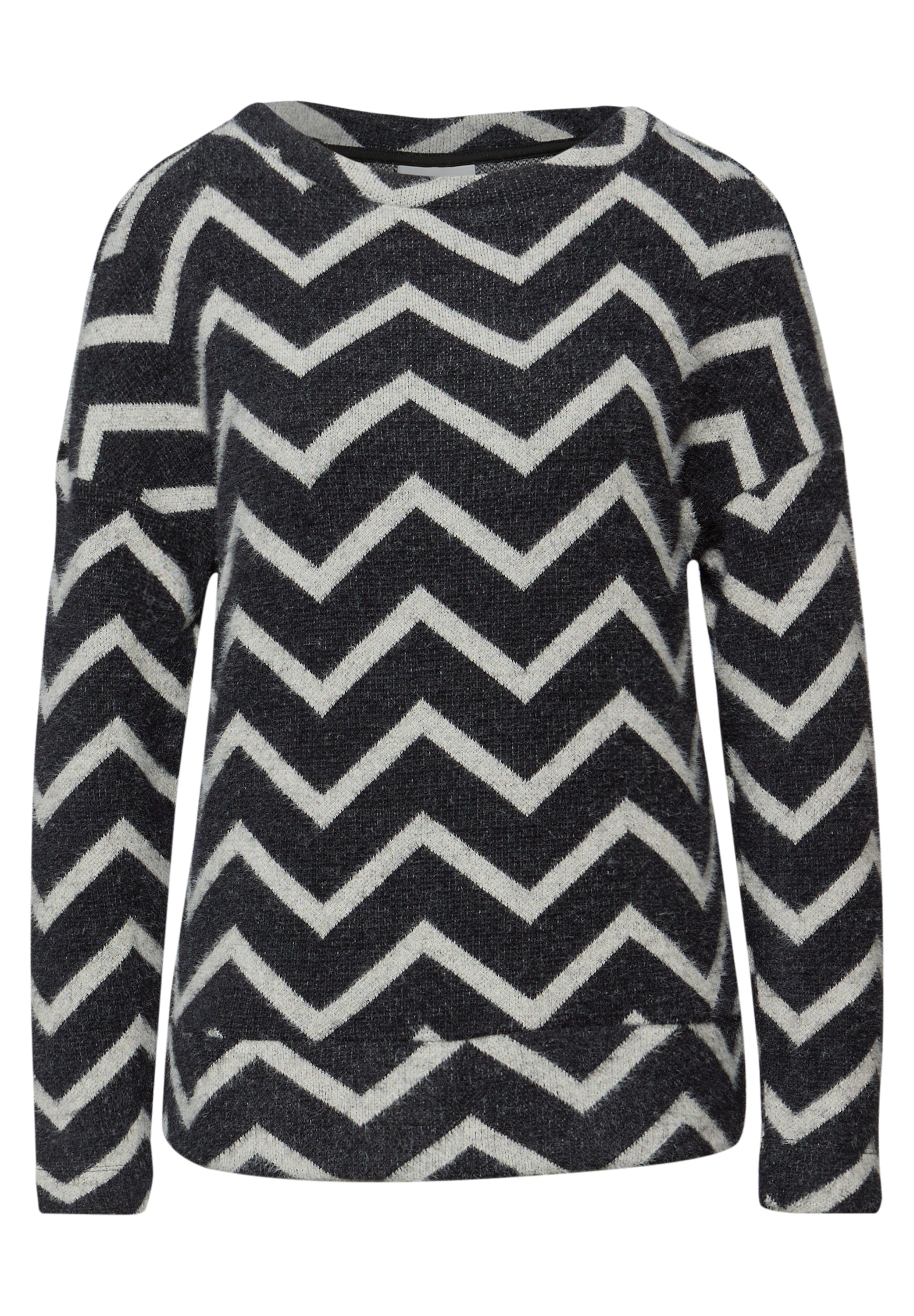 STREET ONE Pull à col rond mit Muster