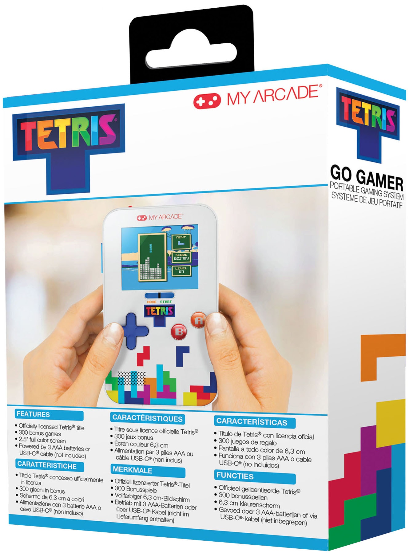 MYARCADE Console rétro »Go Gamer Tetris«