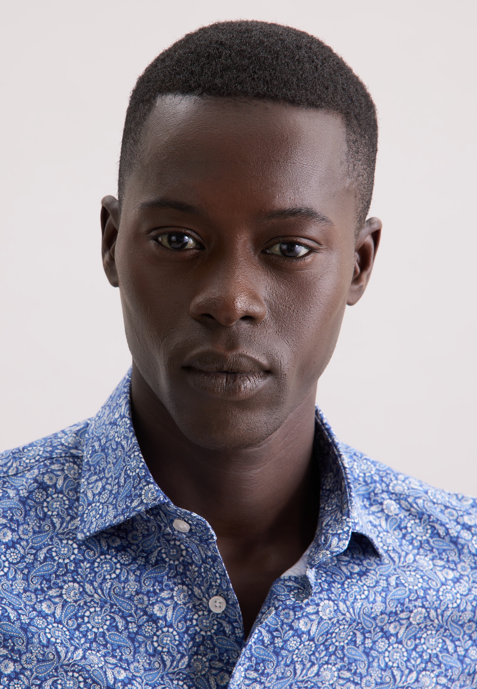 seidensticker Businesshemd »Schwarze Rose« X-Slim 1/1 Kentkragen Paisley