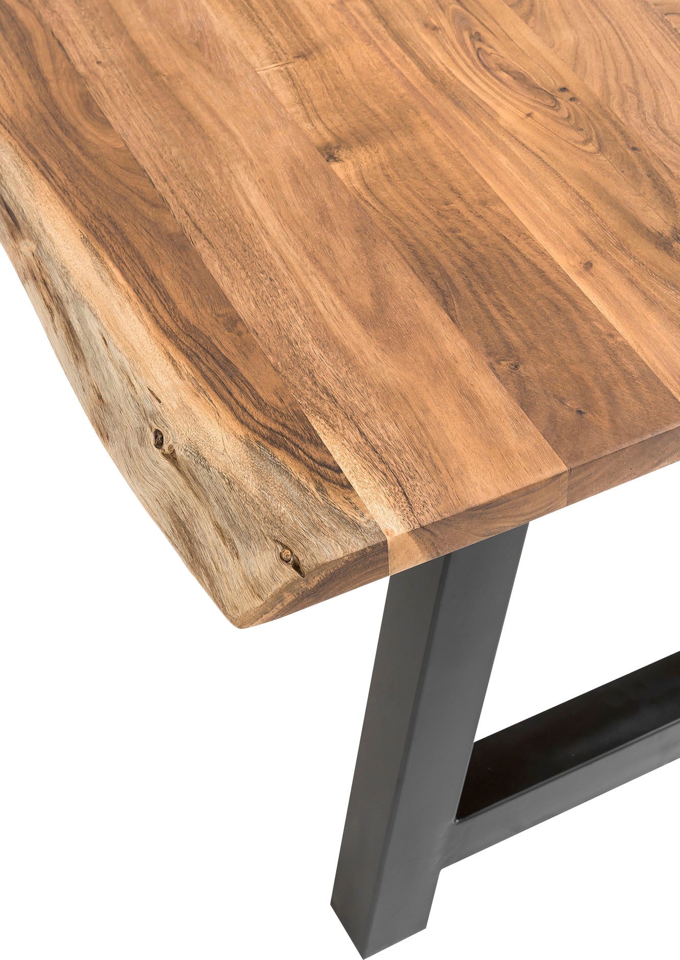 SalesFever Esstisch »Designer-Tisch für stilvolle Mahlzeiten« Zweifach gewachstes, geöltes Massivholz