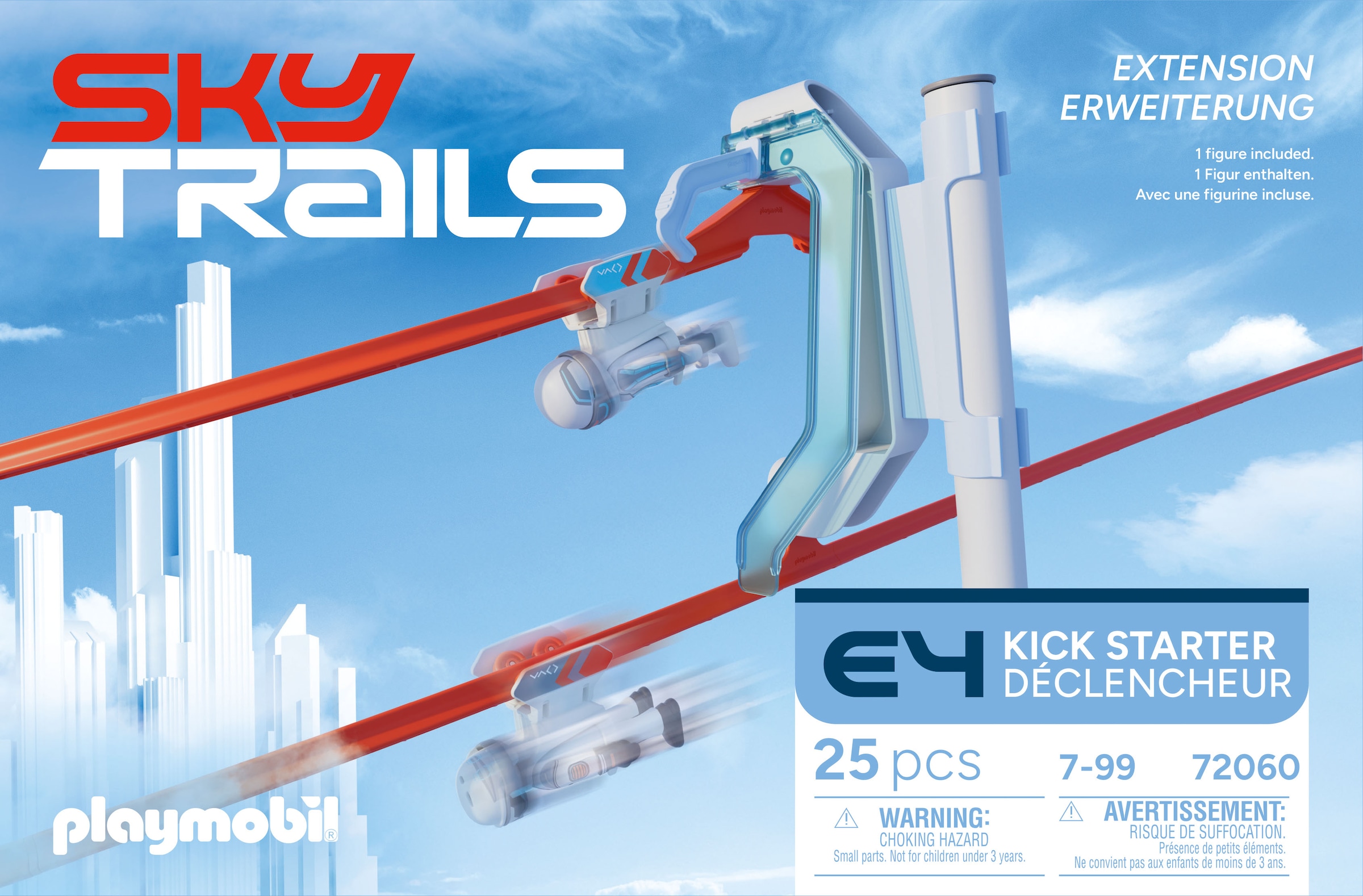 Playmobil® Jeu de construction »Kick Starter e4 (72060), SkyTrails« Made in Europe