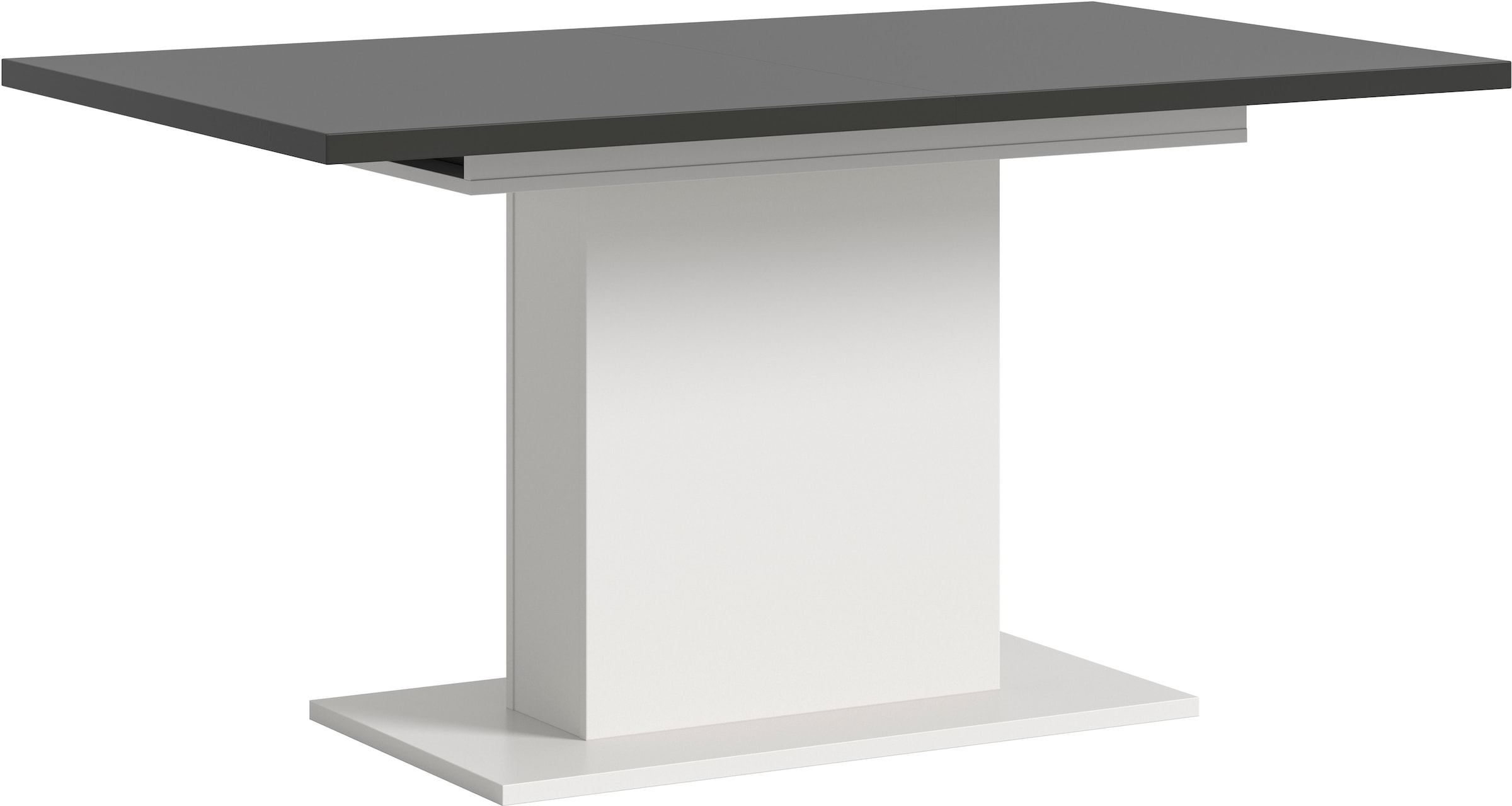 Home affaire Table de salle à manger »Motus, ausziehbar 150 -190 cm, inklusive 40 cm Einlegeplatte« Set, 1 cuis tlg. Säulengestell mit Bodenplatte, Tisch, Küchentisch, Esszimmer, Küche