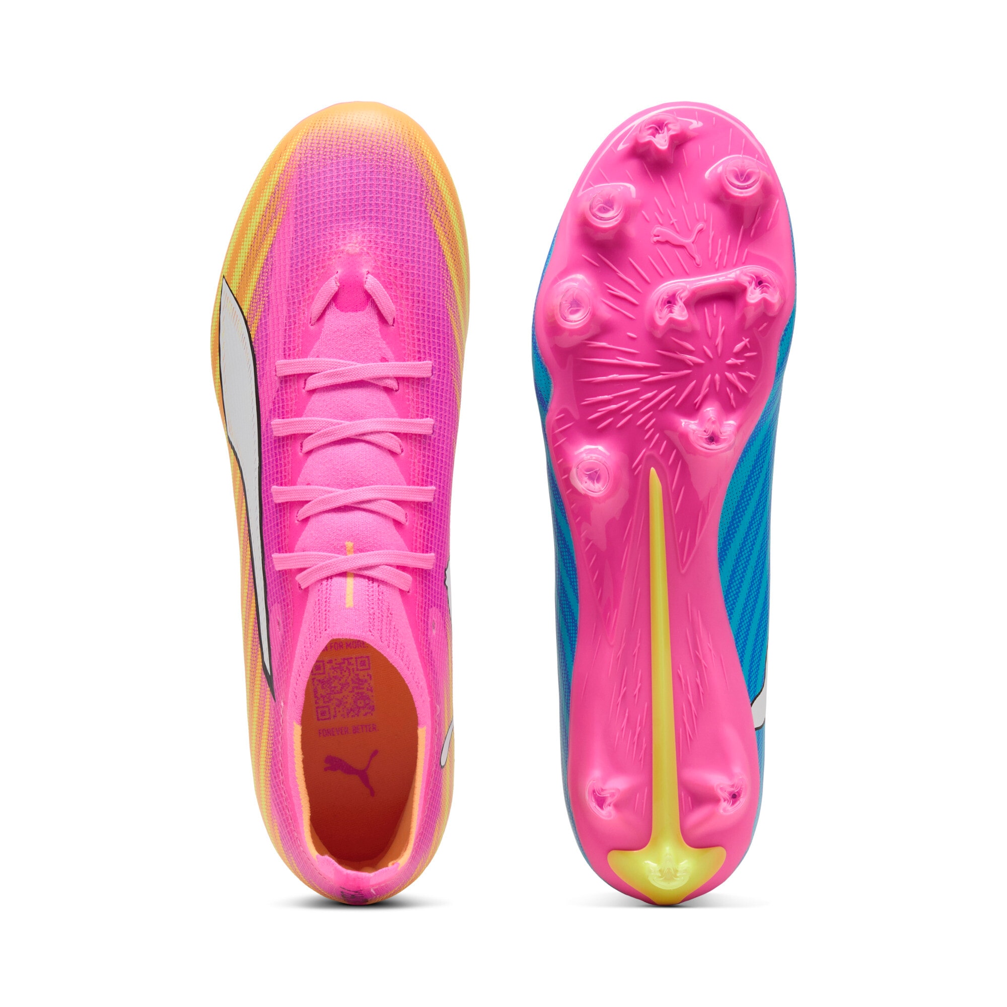 PUMA Chaussure de football »ULTRA 6 MATCH FGAG«  pour terrains en gazon et gazon synthétique, avec lacets, avec crampons FastTrax