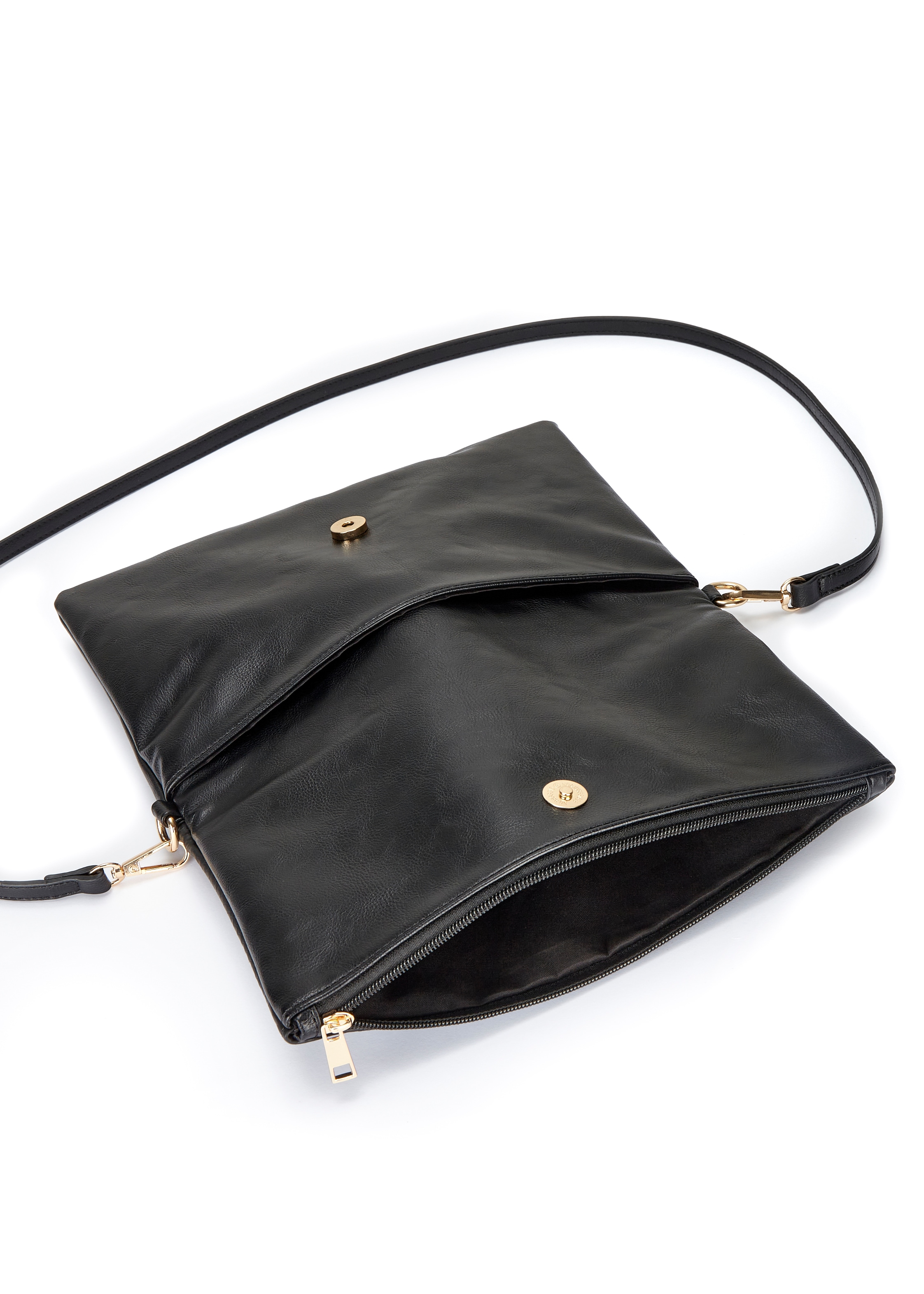 Vivance Sac à bandoulière »Clutch, Abendtasche, Minibag, Schultertasche, Crossbody Bag« Sac à main femme à bandoulière en look animal embossé VEGAN