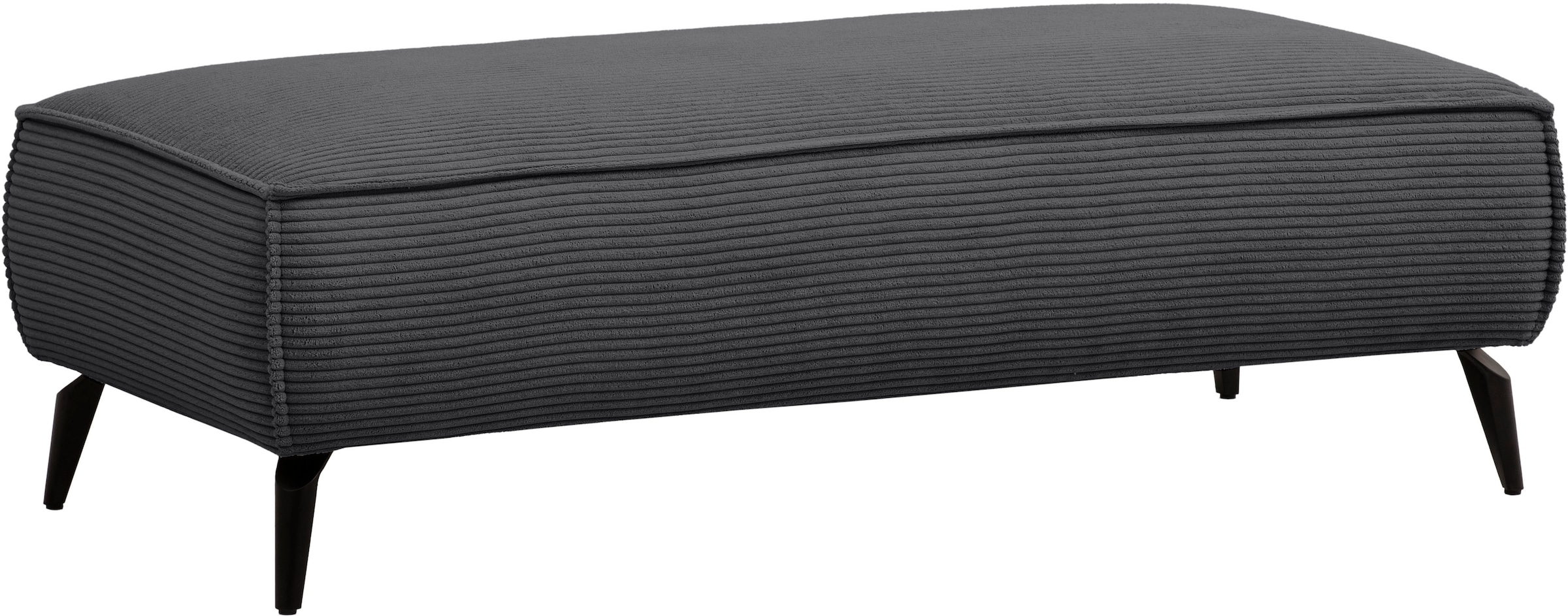 GOODproduct Hocker »TVINNU« zur Serie TVINNU, gemütlicher Sitzkomfort, rechteckig, schwarze Füsse