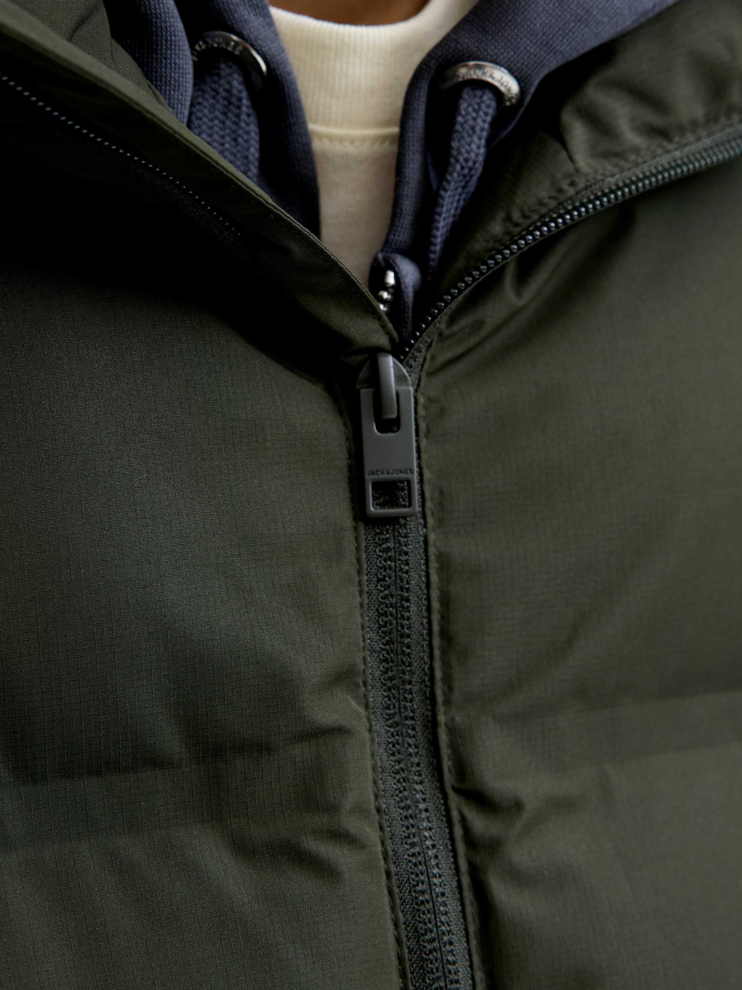 Jack & Jones Steppjacke »JJESOHO PUFFER COLLAR SN« ohne Kapuze